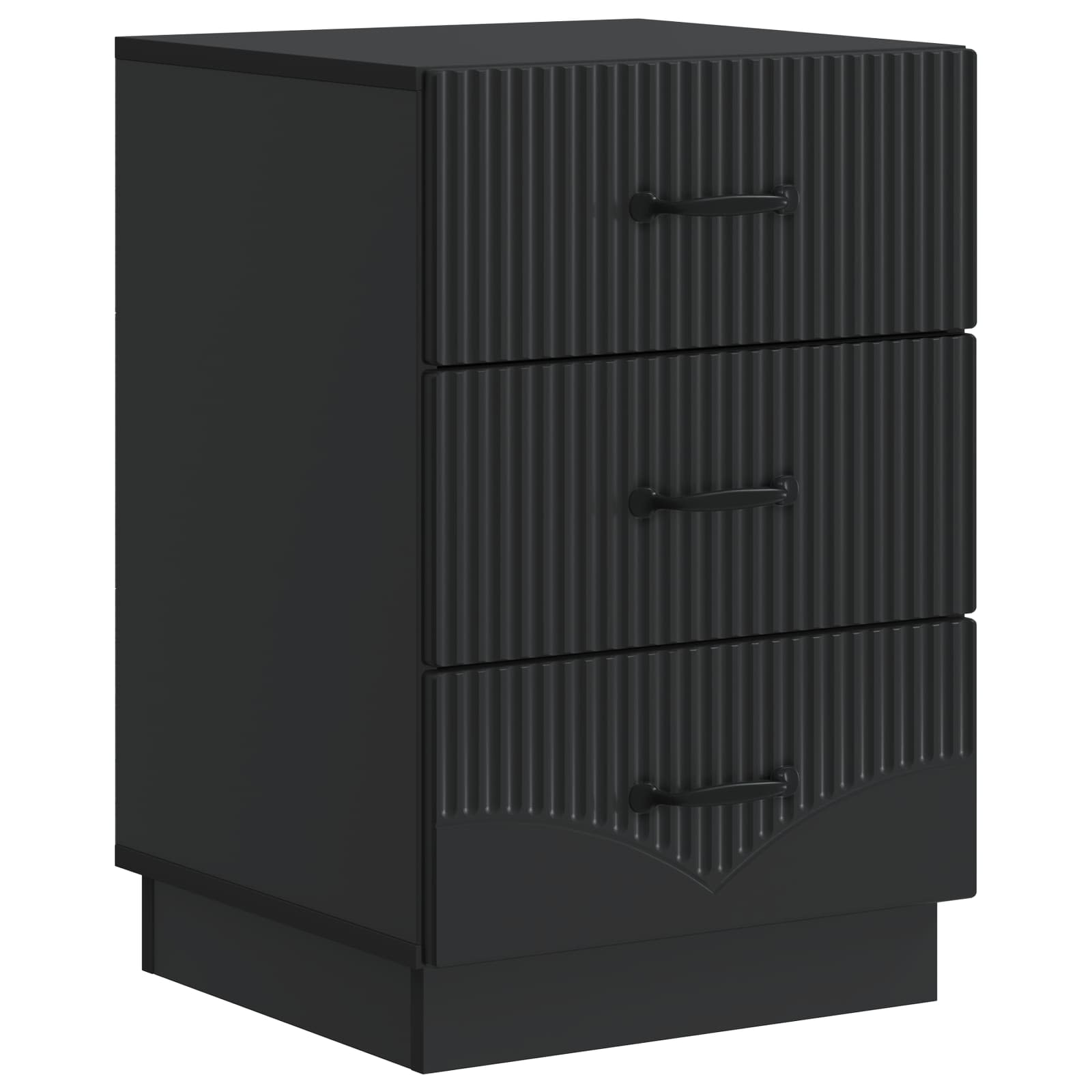 Cabinet de chevet Noir 43 x 41 x 63,5 cm Bois d'ingénierie - XIOS