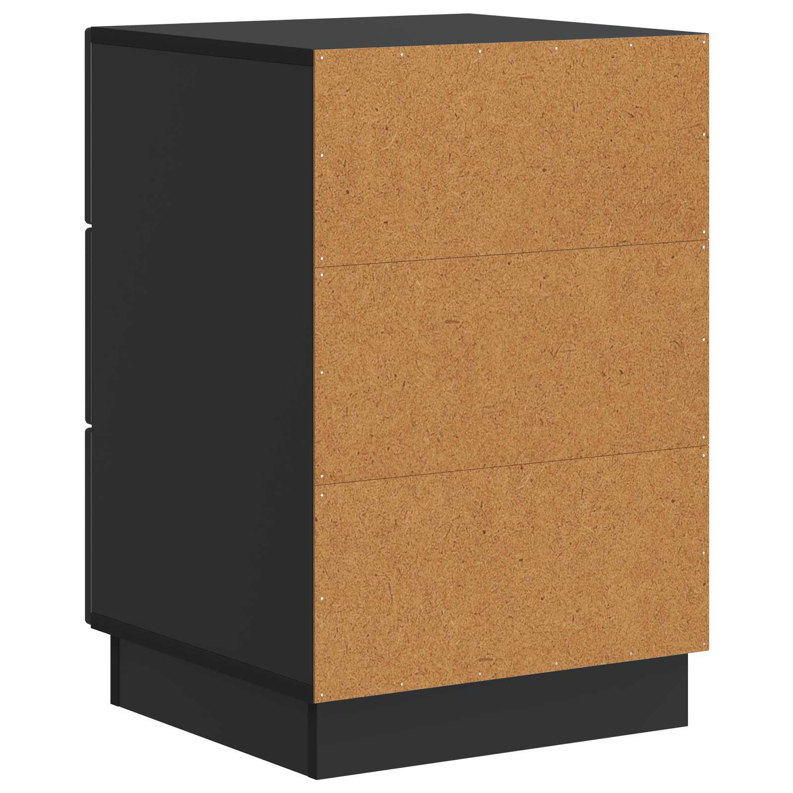 Cabinet de chevet Noir 43 x 41 x 63,5 cm Bois d'ingénierie - XIOS
