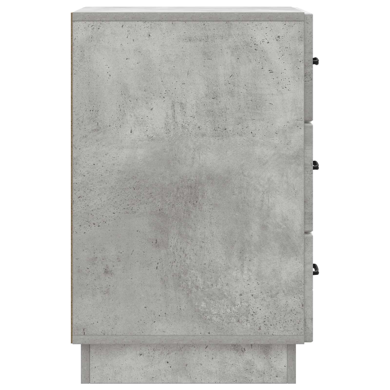 Cabinet de chevet avec tiroir Gris béton 43 x 41 x 63,5 cm - XIOS