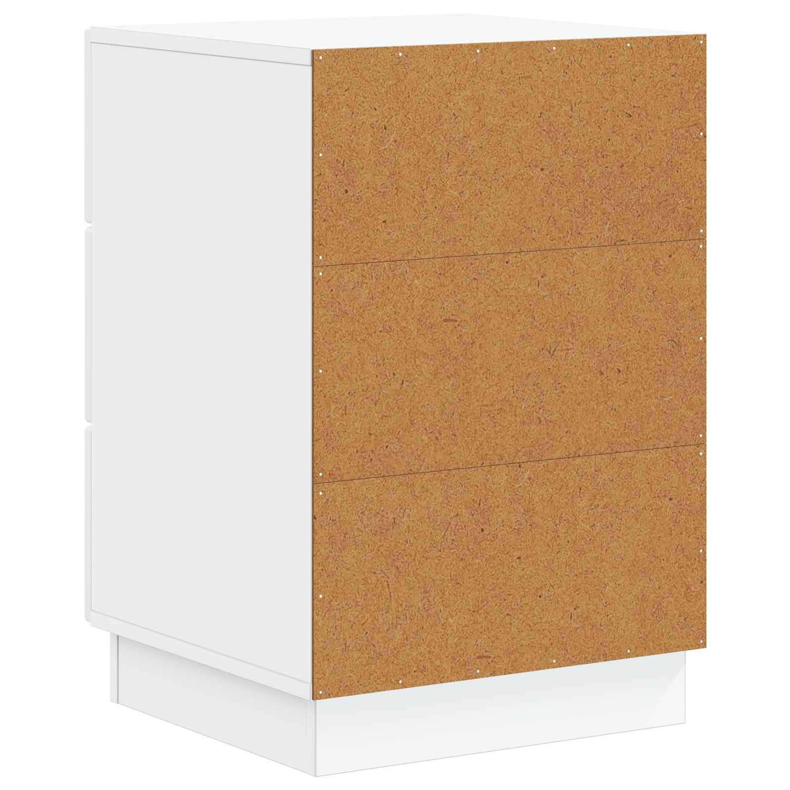 Cabinet de chevet avec tiroir Blanc brillant 43 x 41 x 63,5 cm - XIOS