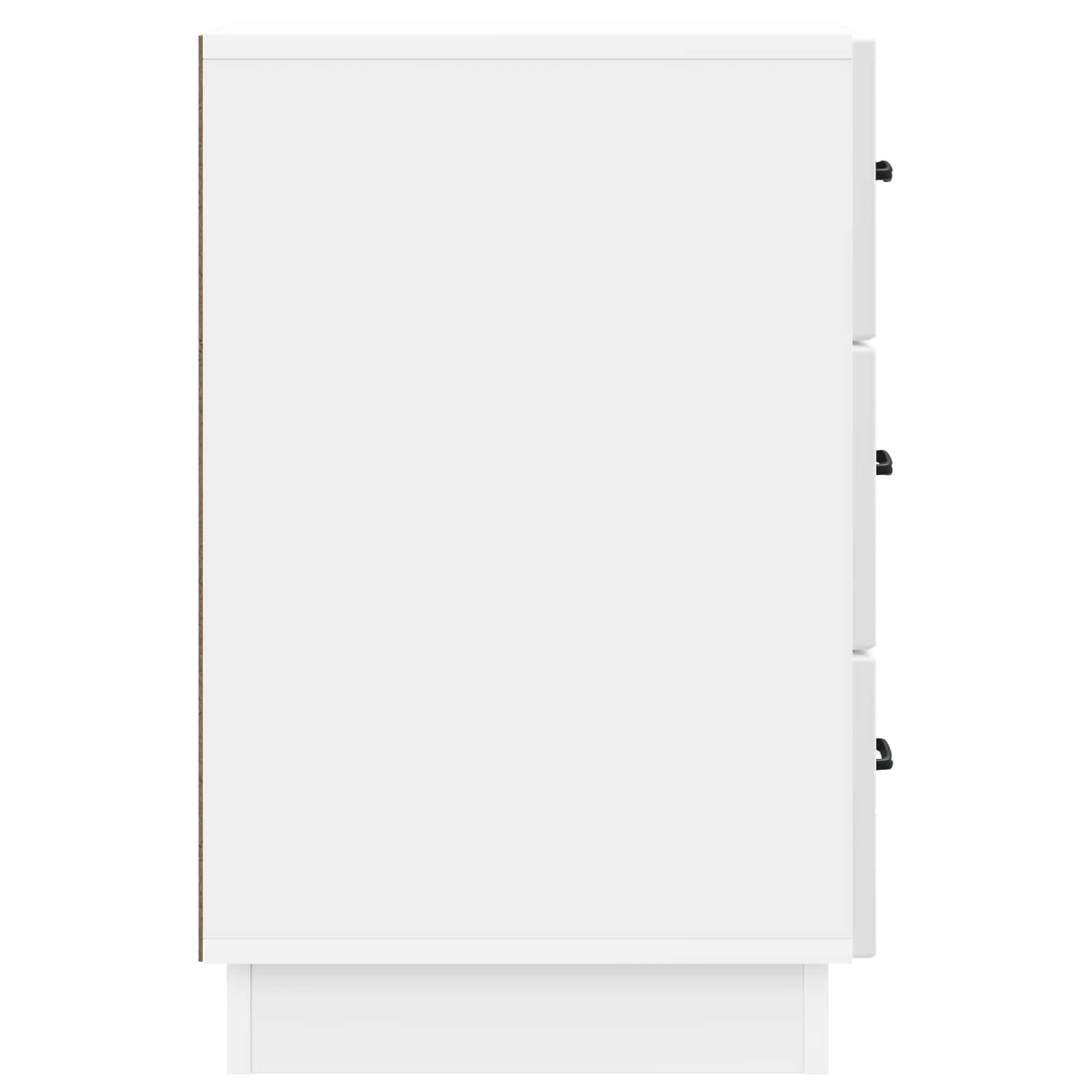 Cabinet de chevet avec tiroir Blanc brillant 43 x 41 x 63,5 cm - XIOS