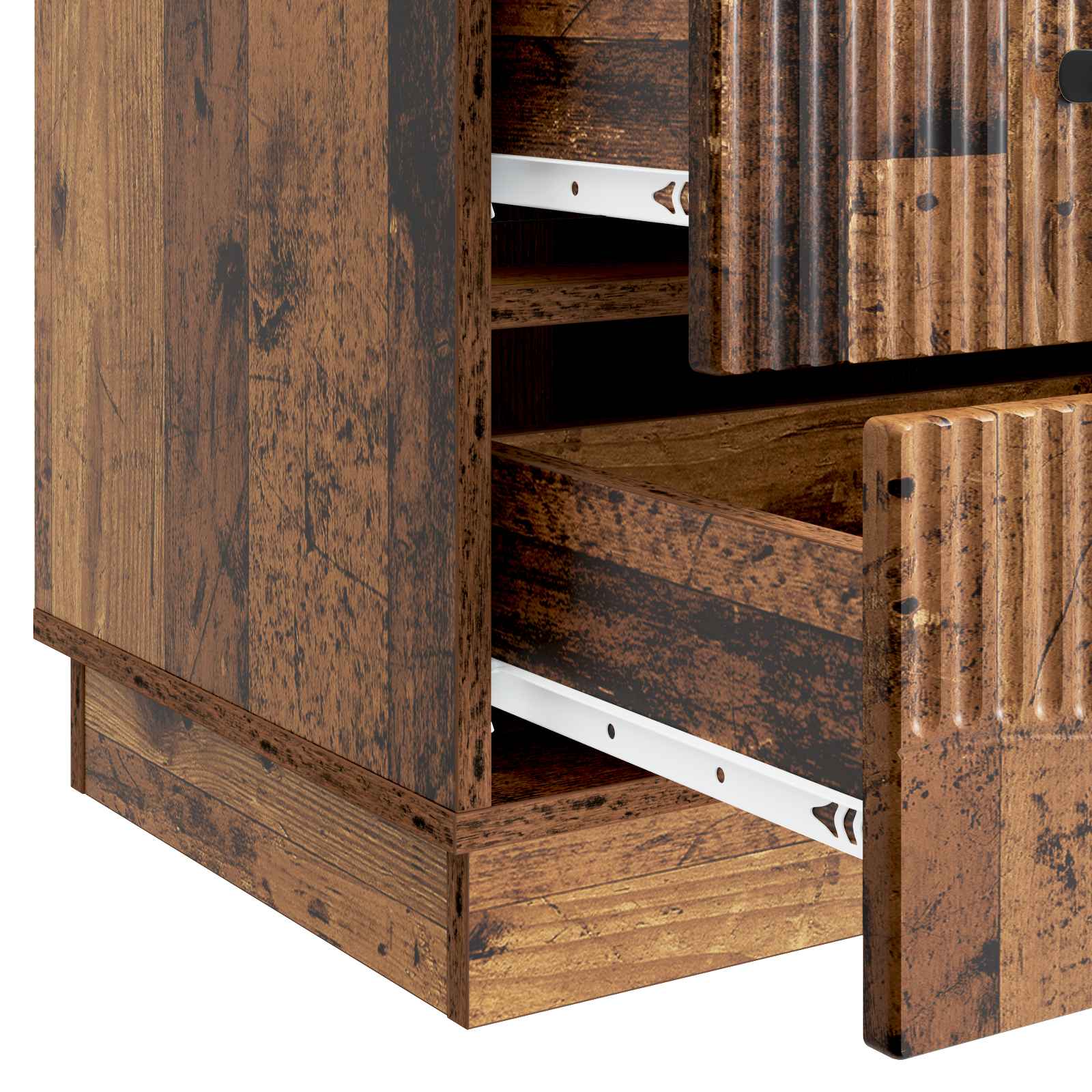Cabinet de chevet avec tiroir Bois ancien 43 x 41 x 63,5 cm - XIOS