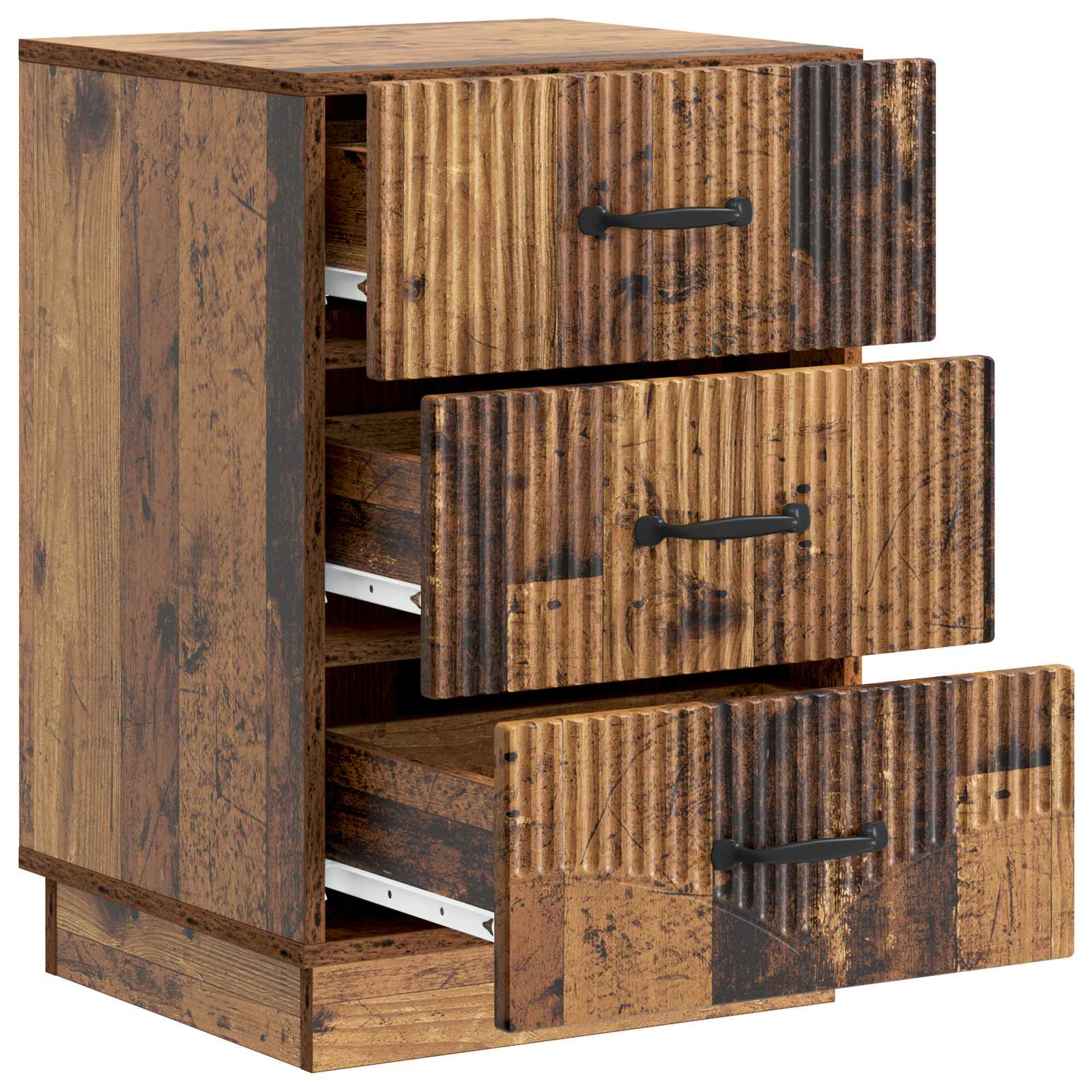 Cabinet de chevet avec tiroir Bois ancien 43 x 41 x 63,5 cm - XIOS