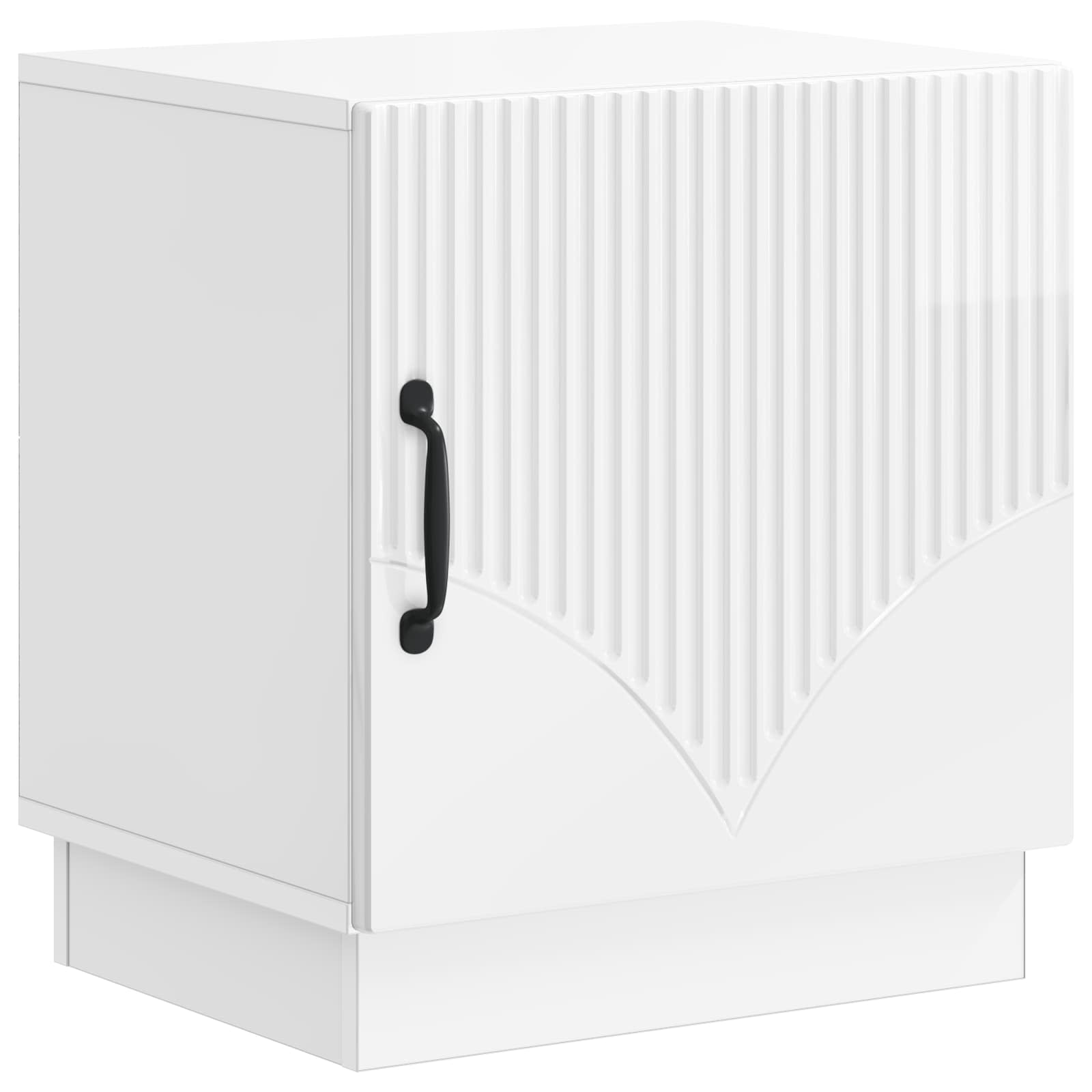 Table de chevet Blanc brillant 43 x 34,5 x 47 cm - XIOS