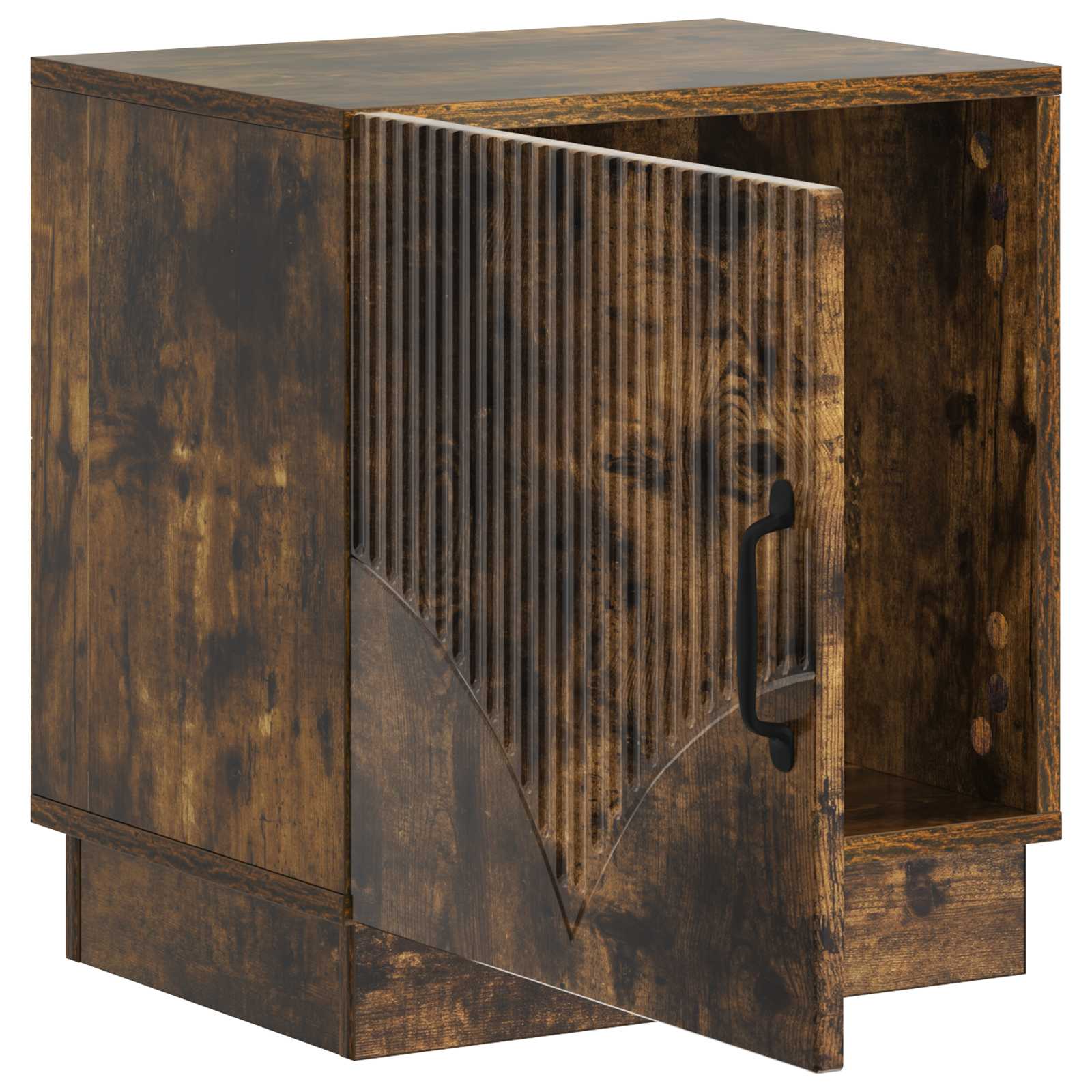 Table de chevet Chêne fumé 43 x 34,5 x 47 cm Bois d'ingénierie - XIOS