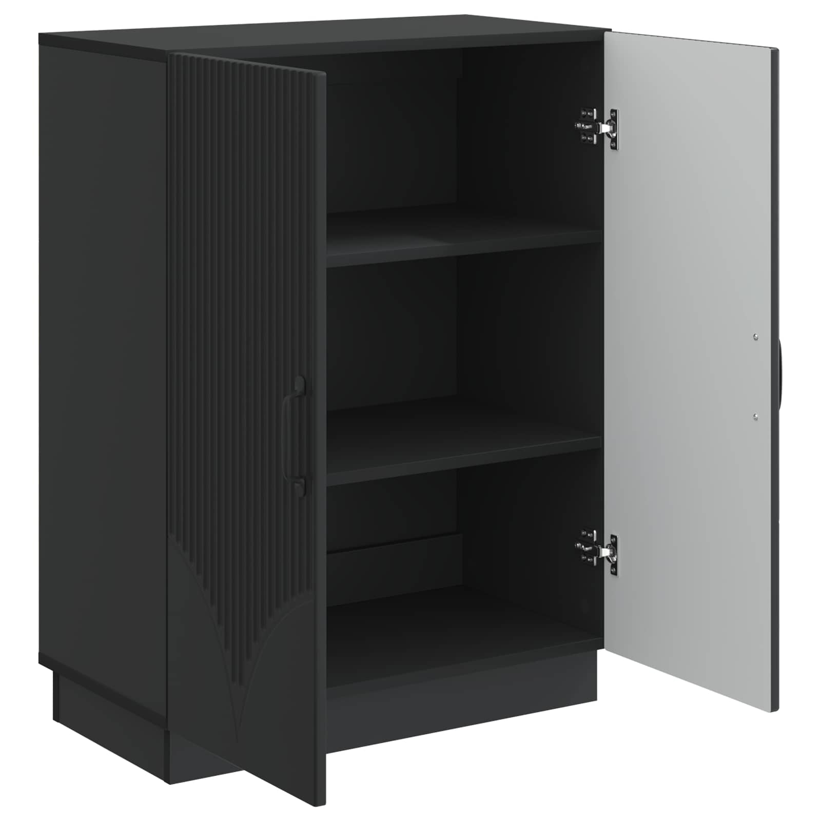 Buffet Noir 66 x 34,5 x 87 cm Bois d'ingénierie - XIOS
