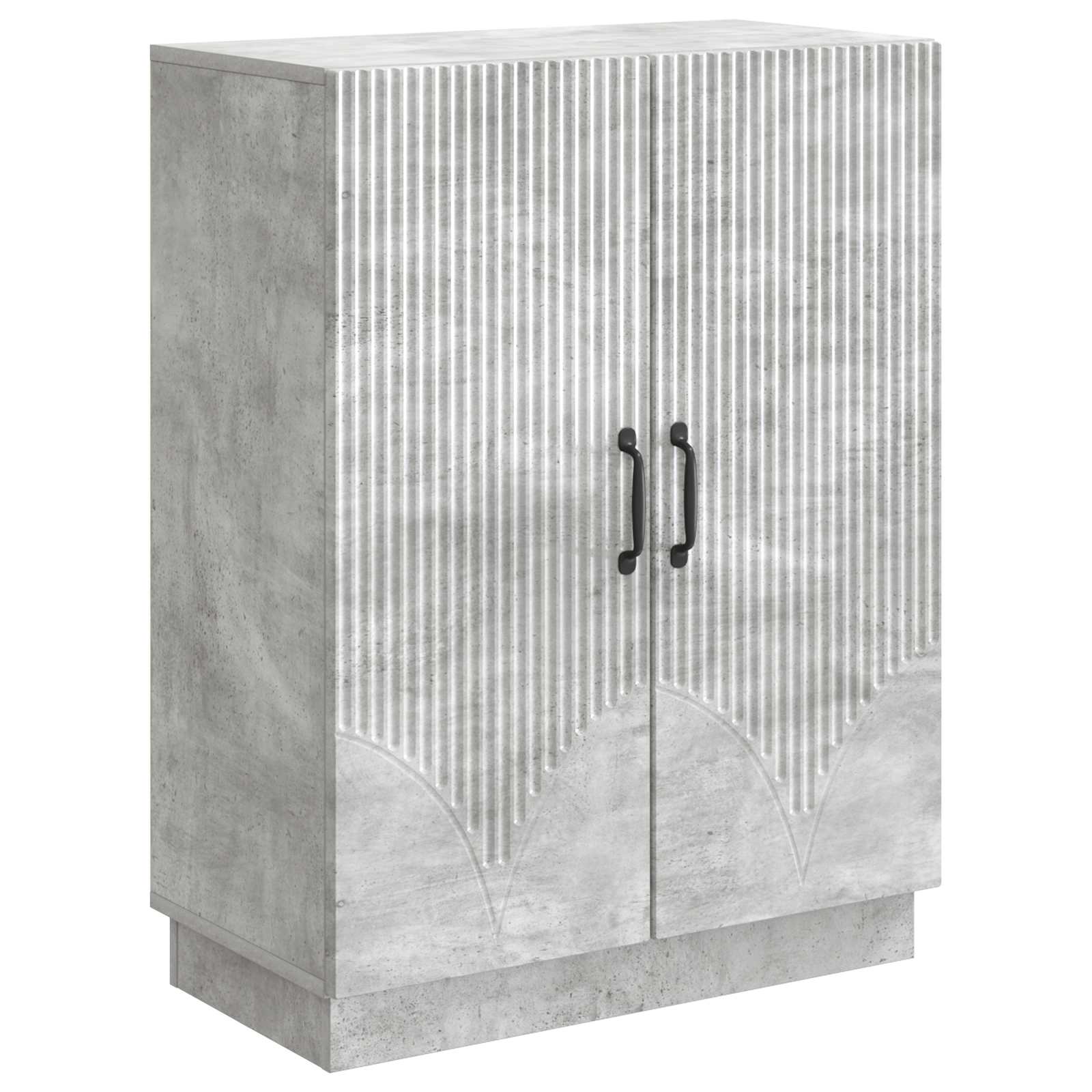 Buffet Gris béton 66 x 34,5 x 87 cm Bois d'ingénierie - XIOS