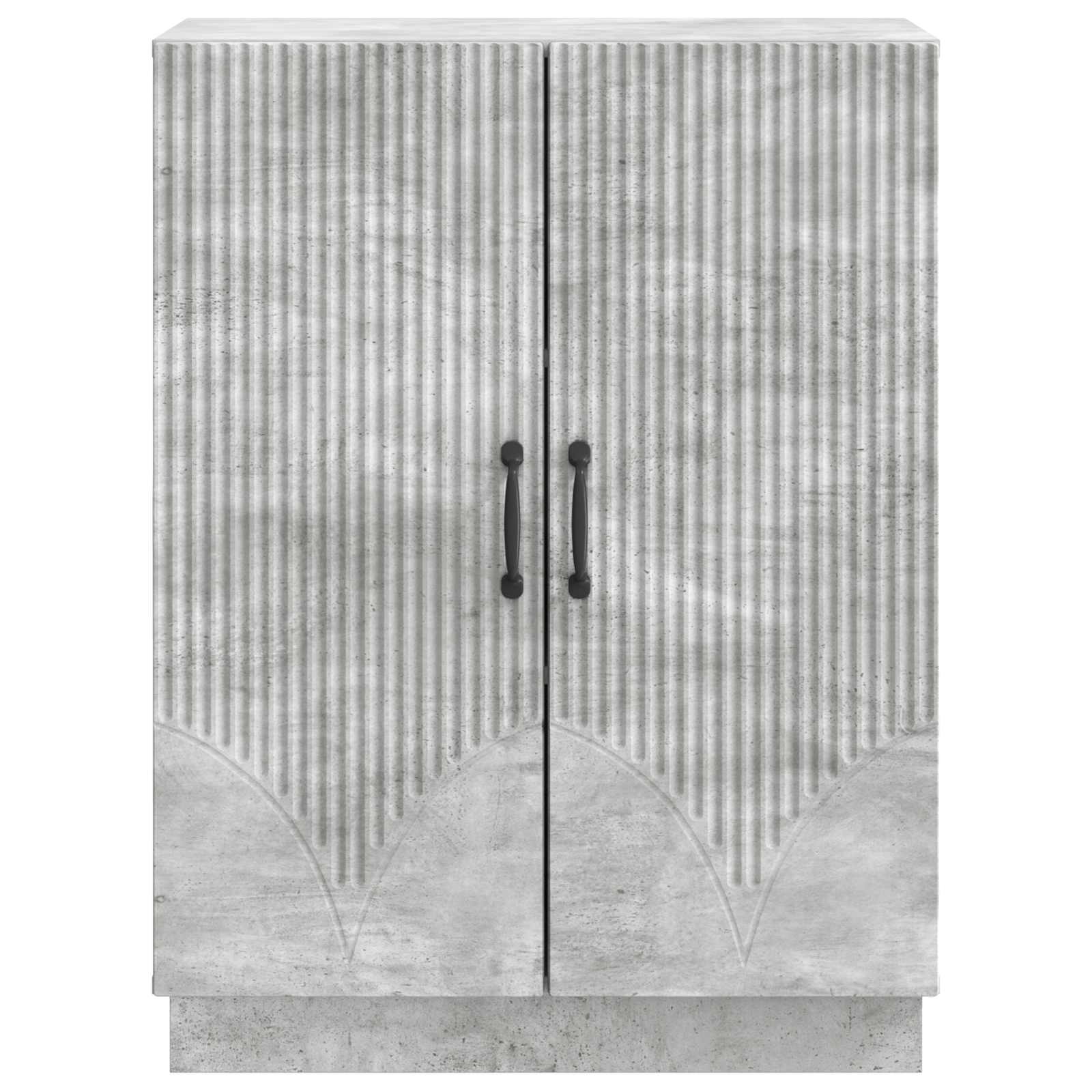 Buffet Gris béton 66 x 34,5 x 87 cm Bois d'ingénierie - XIOS
