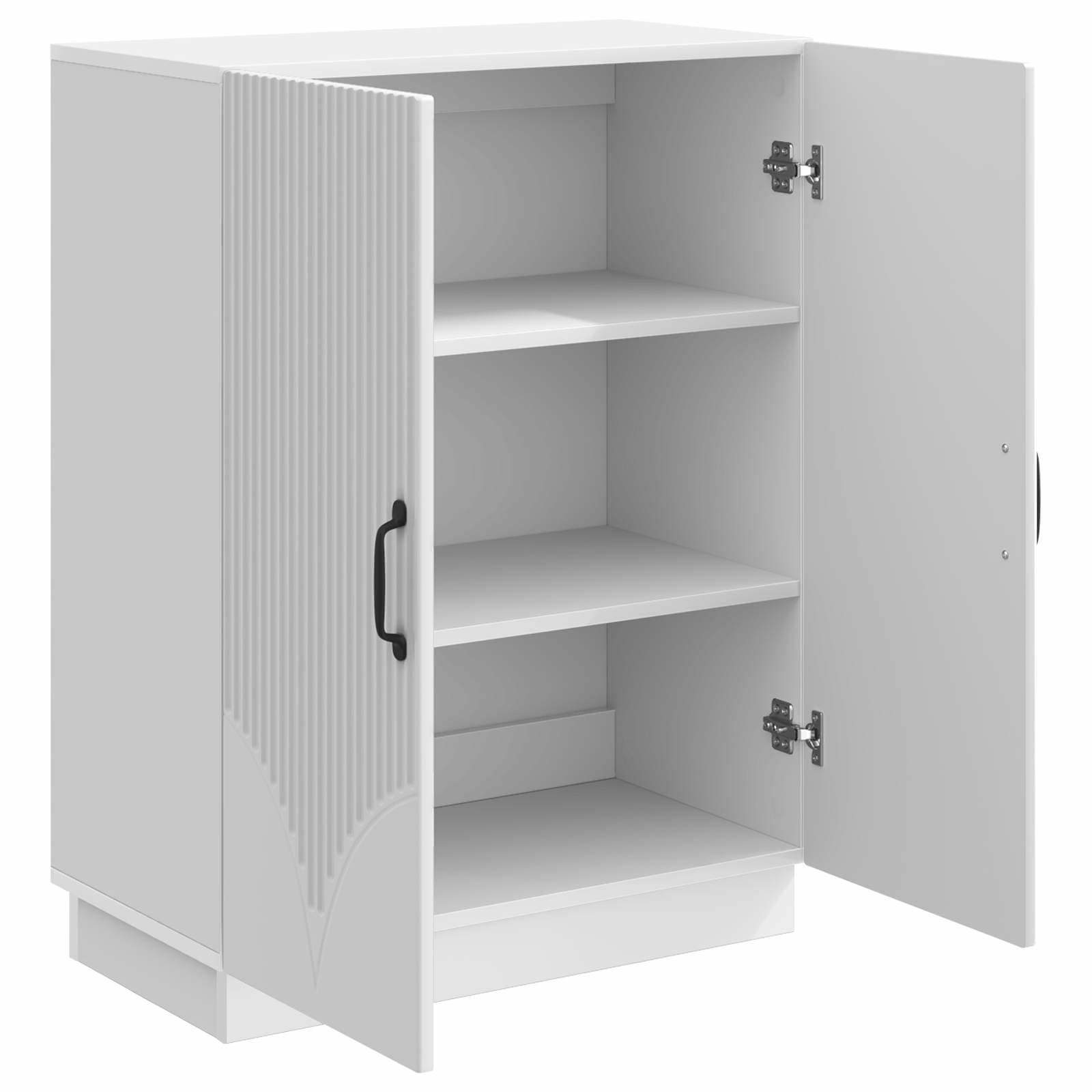 Buffet Blanc brillant 66 x 34,5 x 87 cm Bois d'ingénierie - XIOS