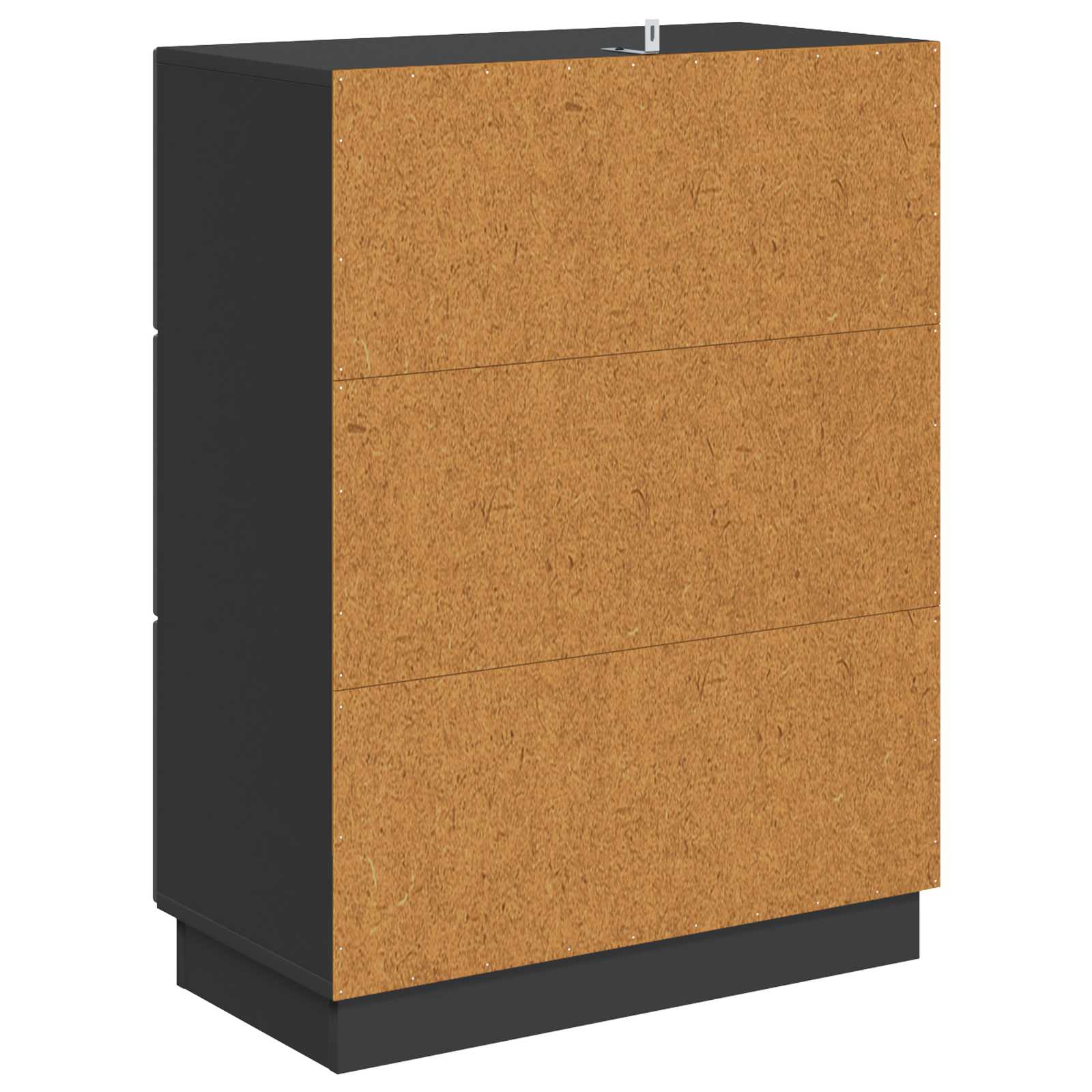 Armoire à tiroirs Noir 66 x 34,5 x 87 cm Bois d'ingénierie - XIOS