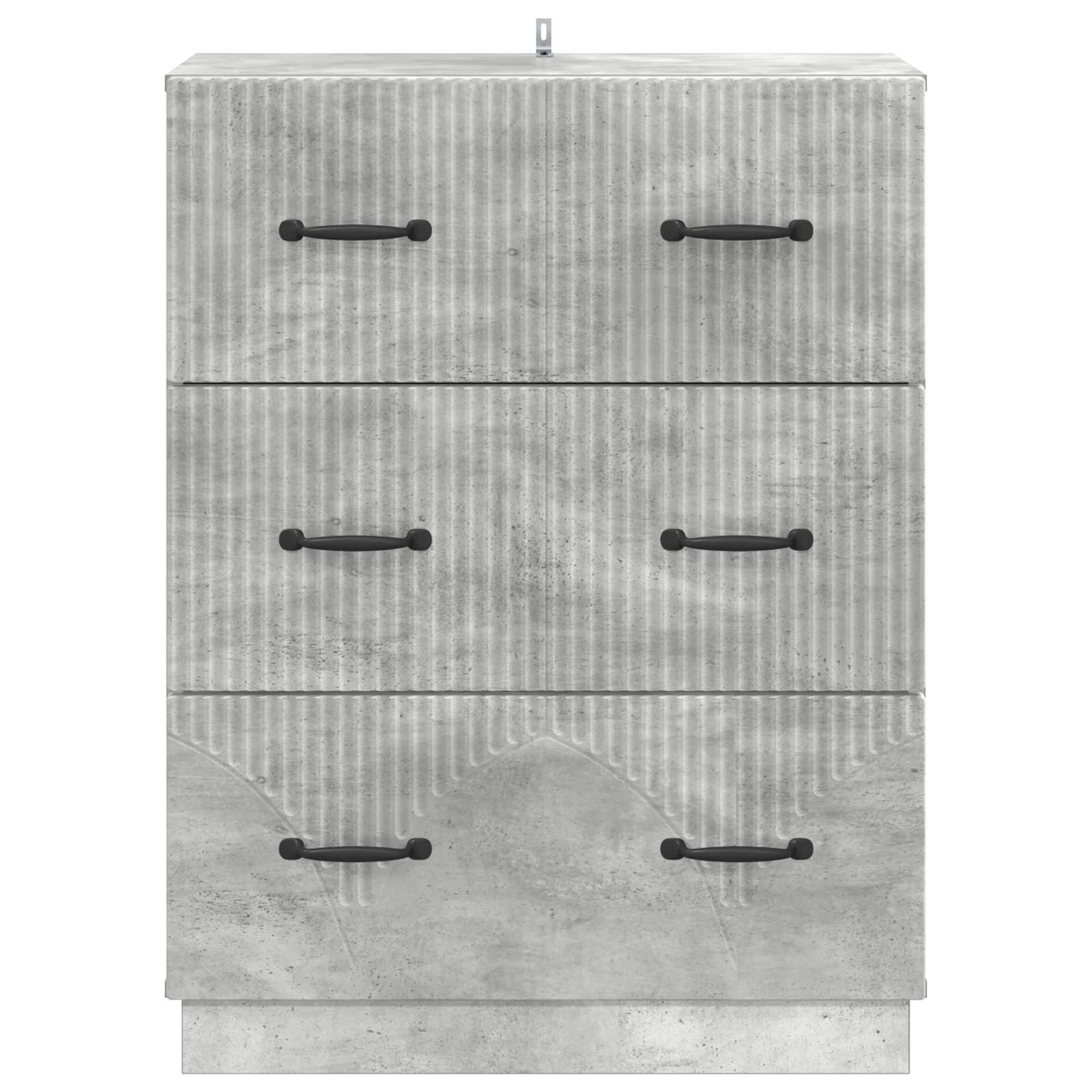 Armoire à tiroirs Gris béton 66 x 34,5 x 87 cm - XIOS