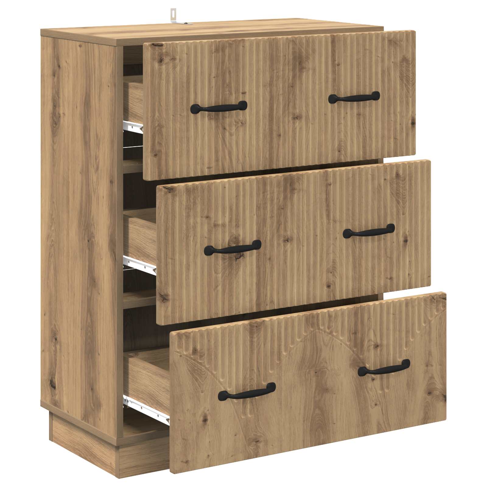 Armoire à tiroirs Chêne artisanal 66 x 34,5 x 87 cm - XIOS