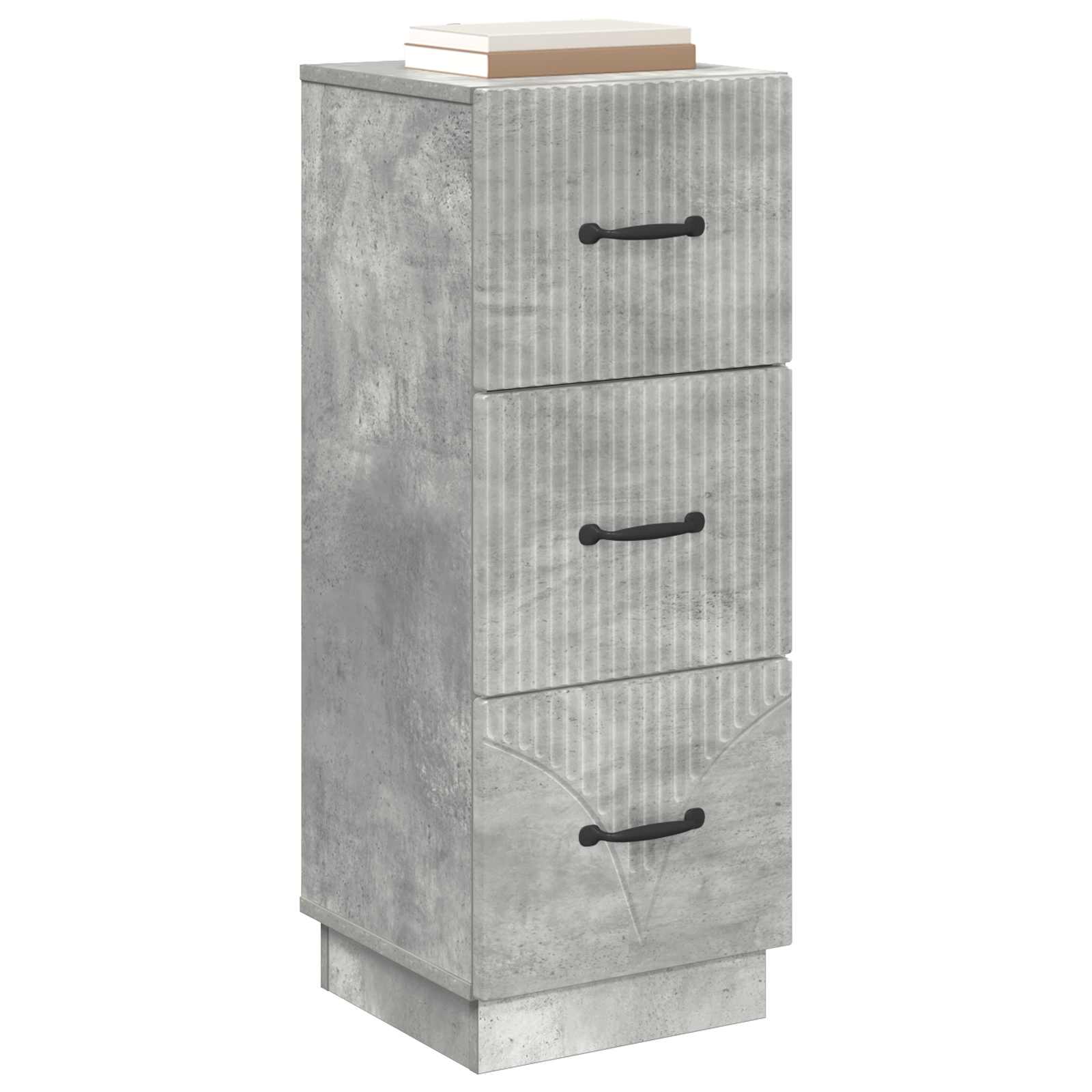 Armoire à tiroirs Gris béton 33 x 34,5 x 87 cm - XIOS