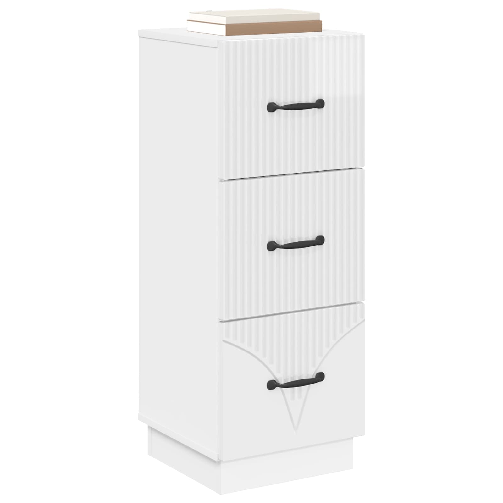 Armoire à tiroirs Blanc brillant 33 x 34,5 x 87 cm - XIOS