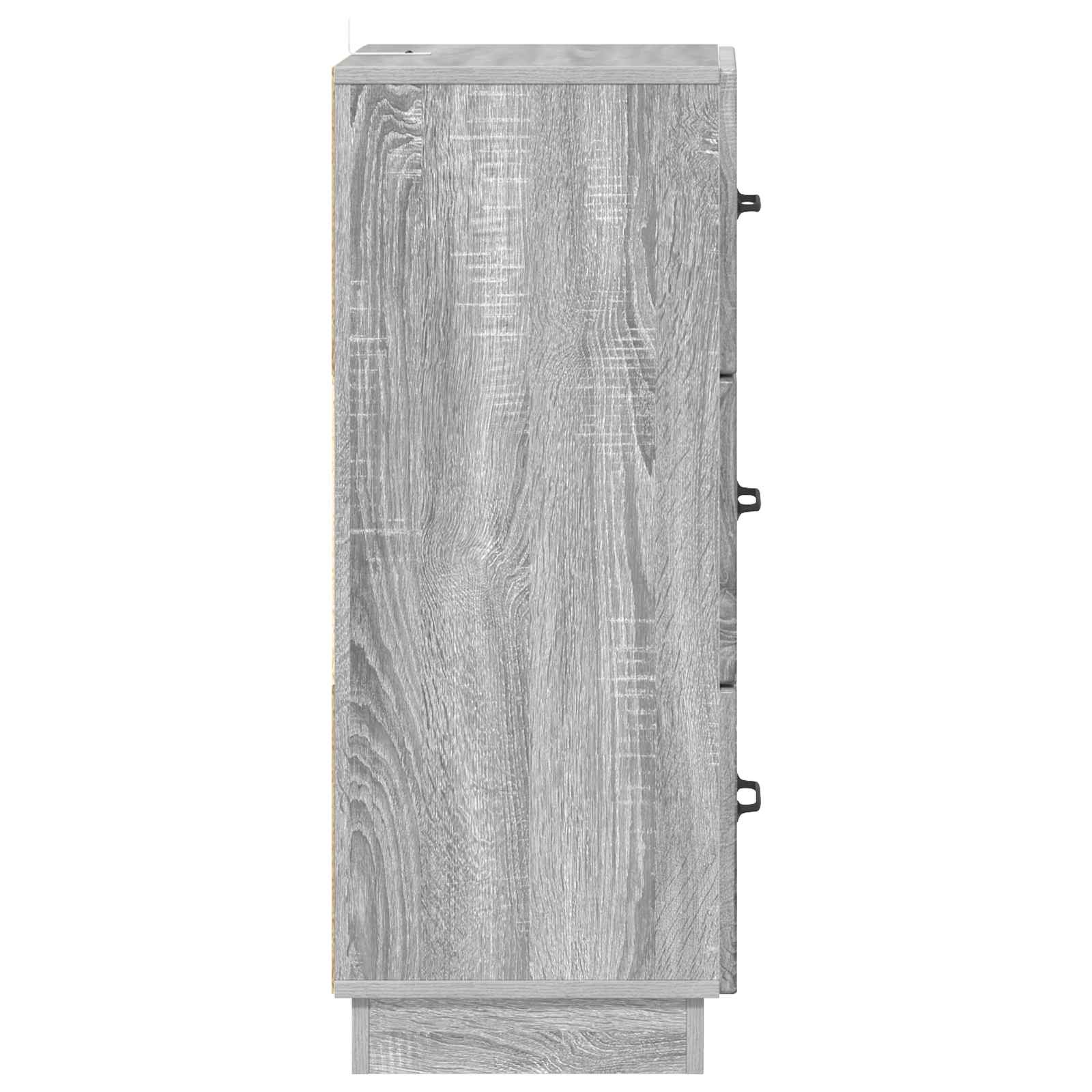 Armoire à tiroirs Sonoma gris 33 x 34,5 x 87 cm - XIOS