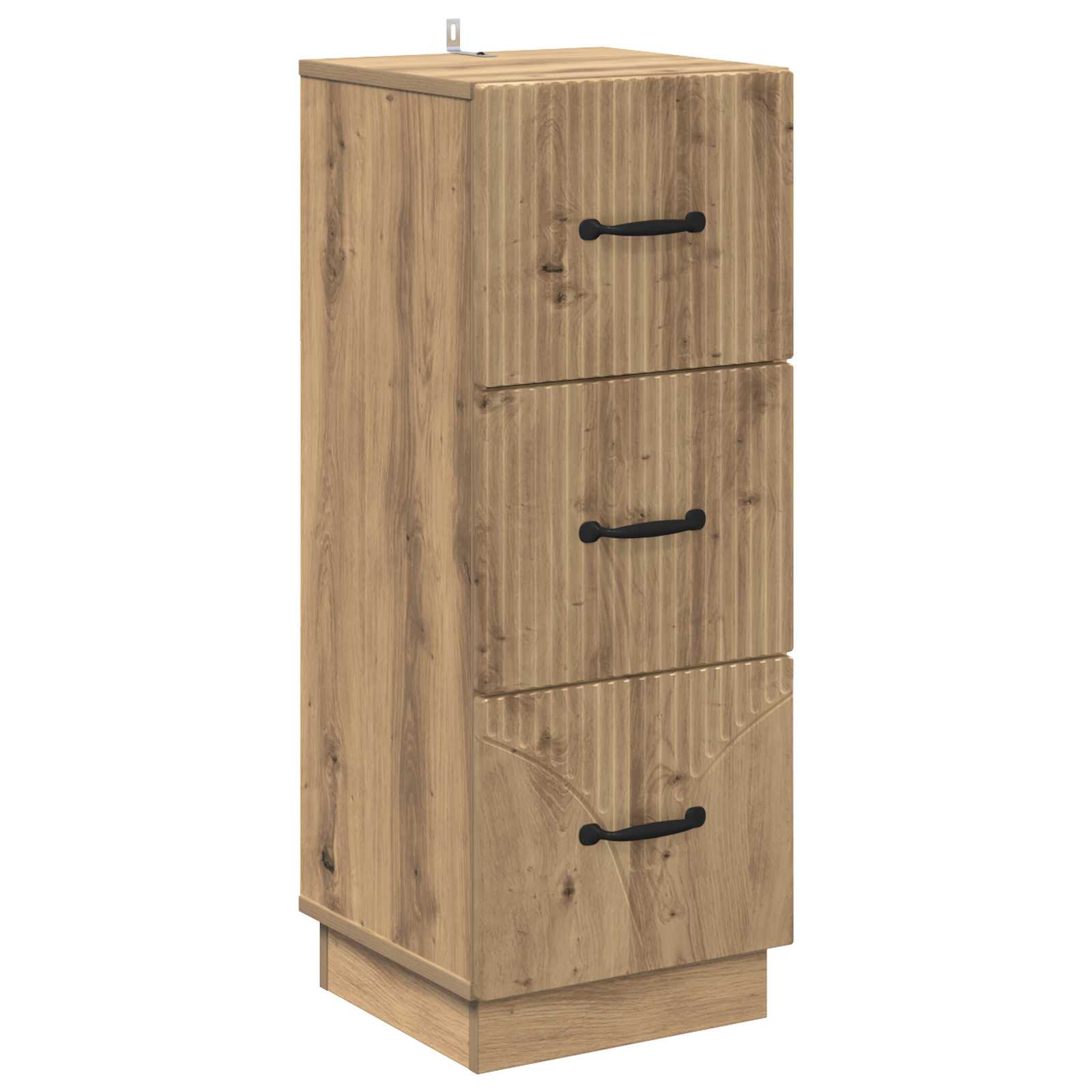 Armoire à tiroirs Chêne artisanal 33 x 34,5 x 87 cm - XIOS