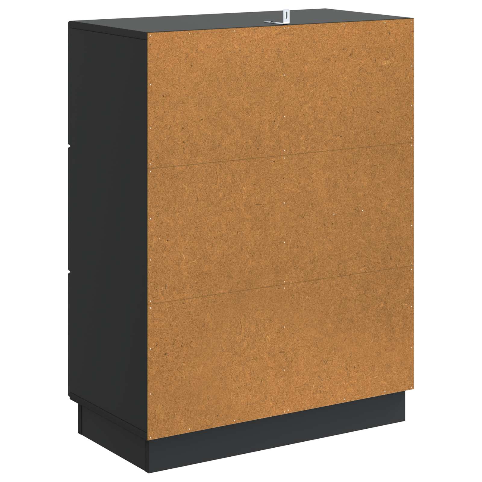 Buffet avec tiroir Noir 66 x 34,5 x 87 cm Bois d'ingénierie - XIOS