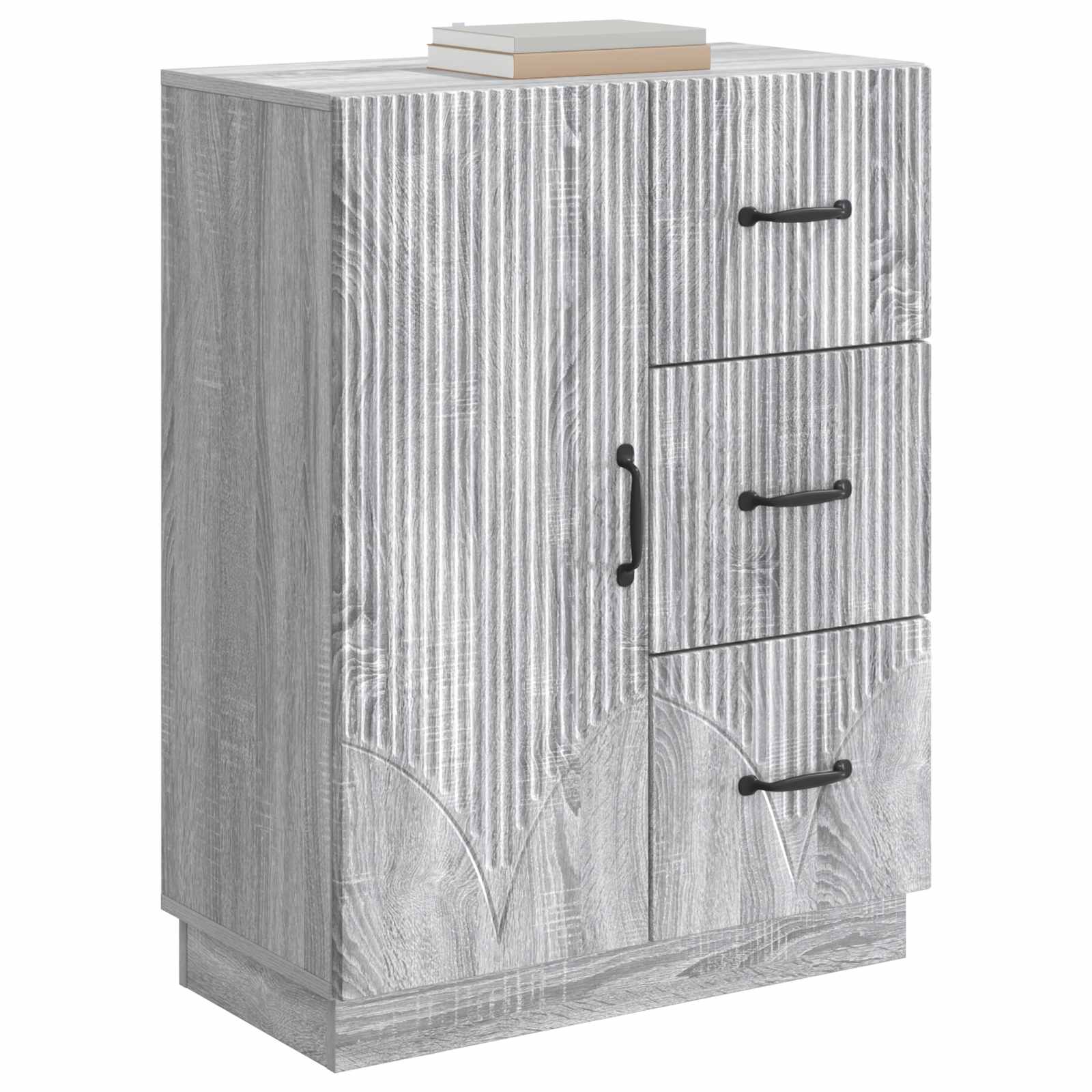 Buffet Sonoma gris 66 x 34,5 x 87 cm Bois d'ingénierie - XIOS