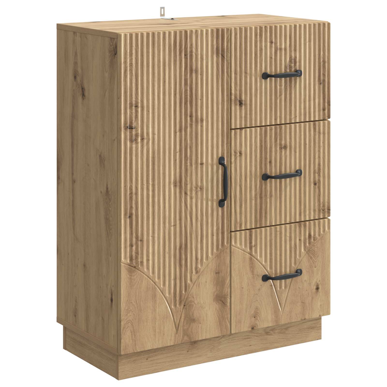 Buffet Chêne artisanal 66 x 34,5 x 87 cm Bois d'ingénierie - XIOS
