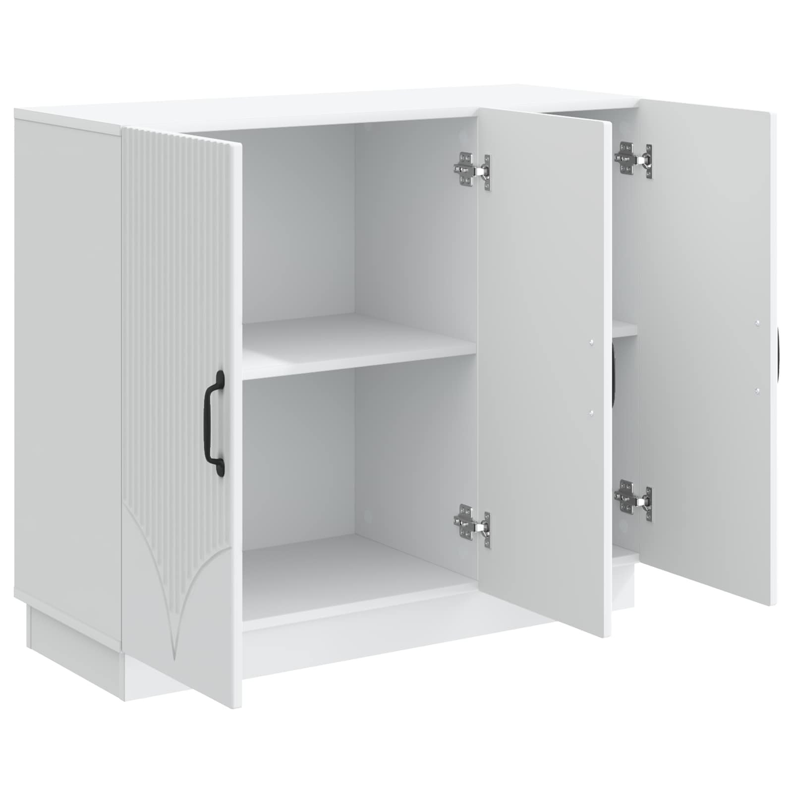 Buffet Blanc 89 x 34,5 x 77 cm Bois d'ingénierie - XIOS