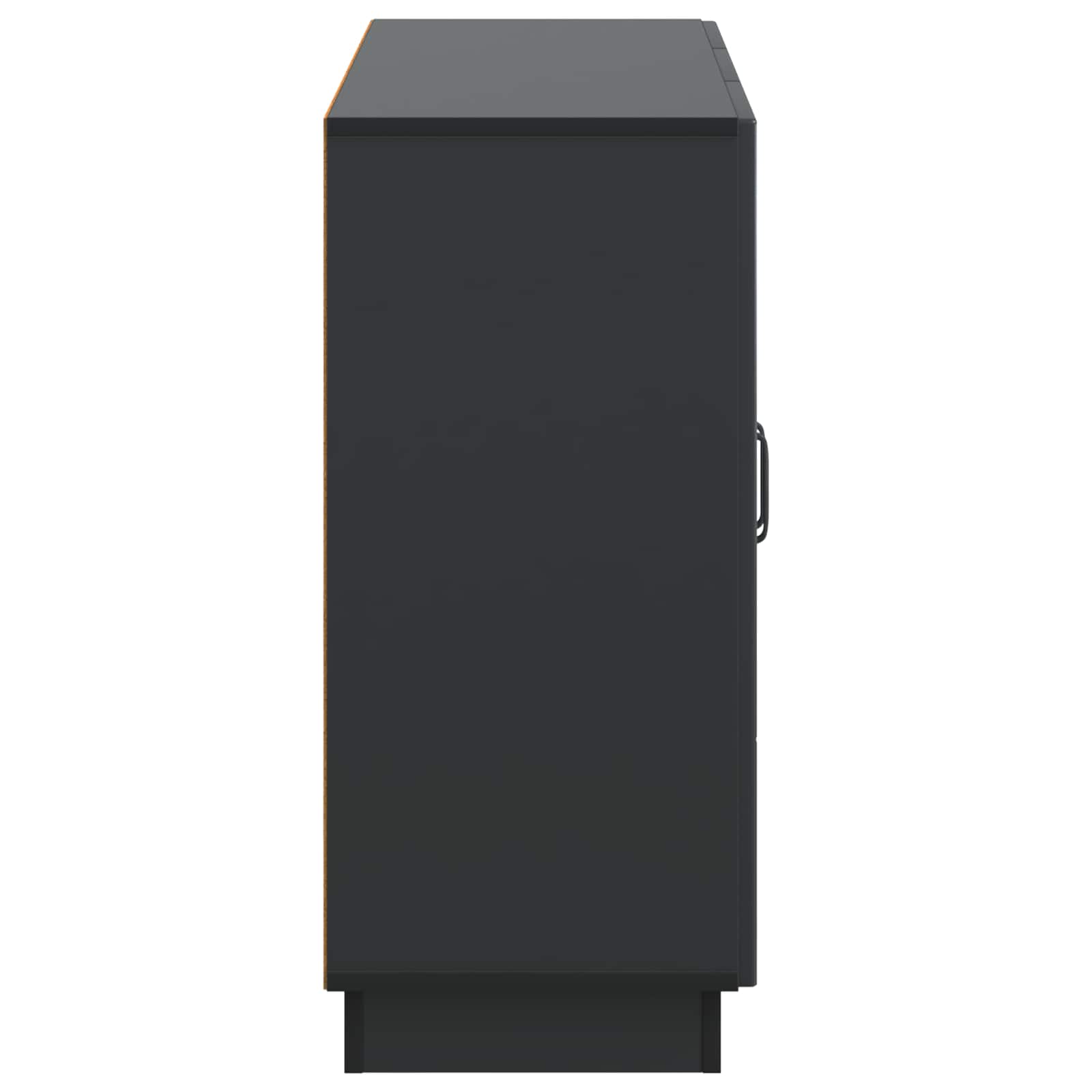 Buffet Noir 89 x 34,5 x 77 cm Bois d'ingénierie - XIOS