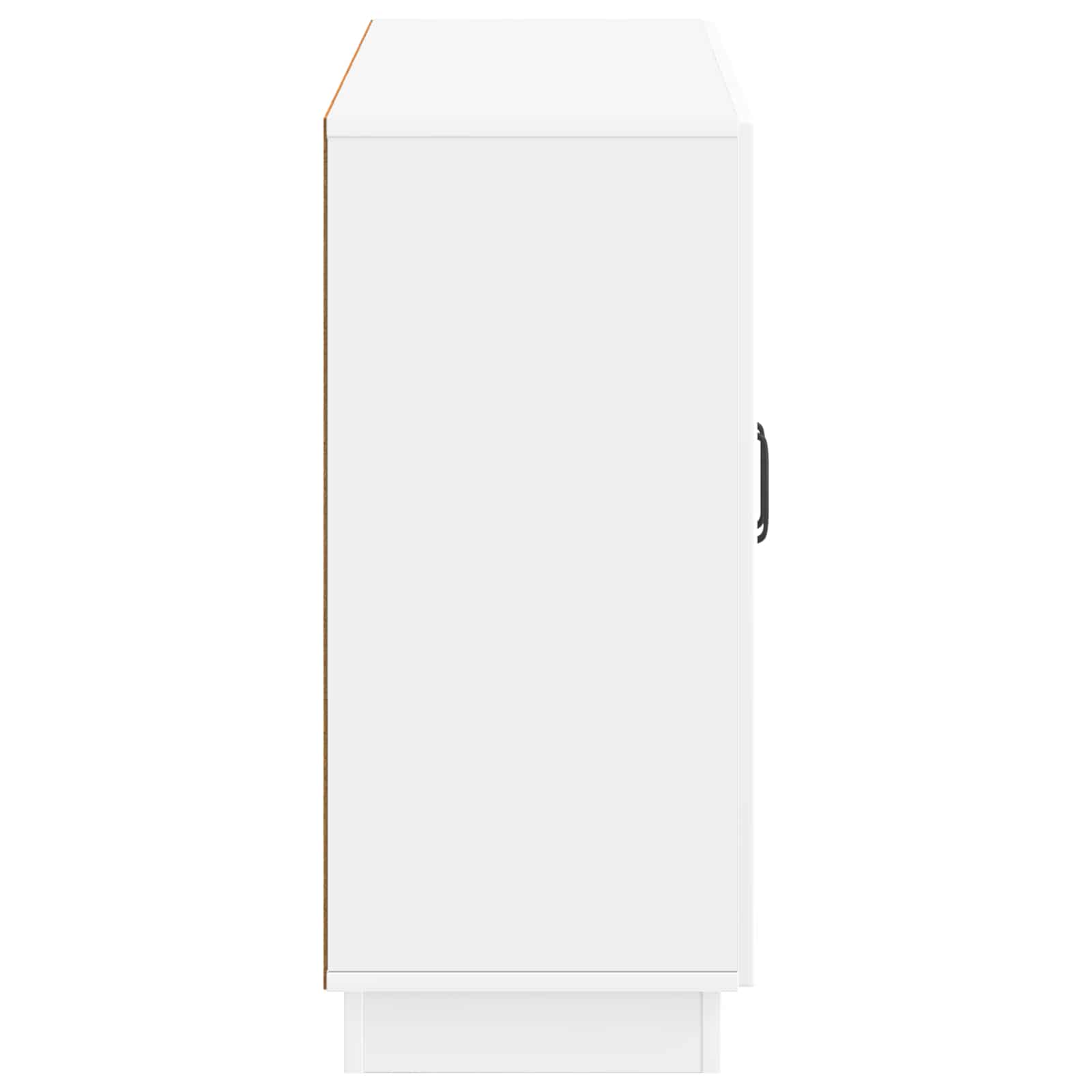 Buffet Blanc brillant 89 x 34,5 x 77 cm Bois d'ingénierie - XIOS