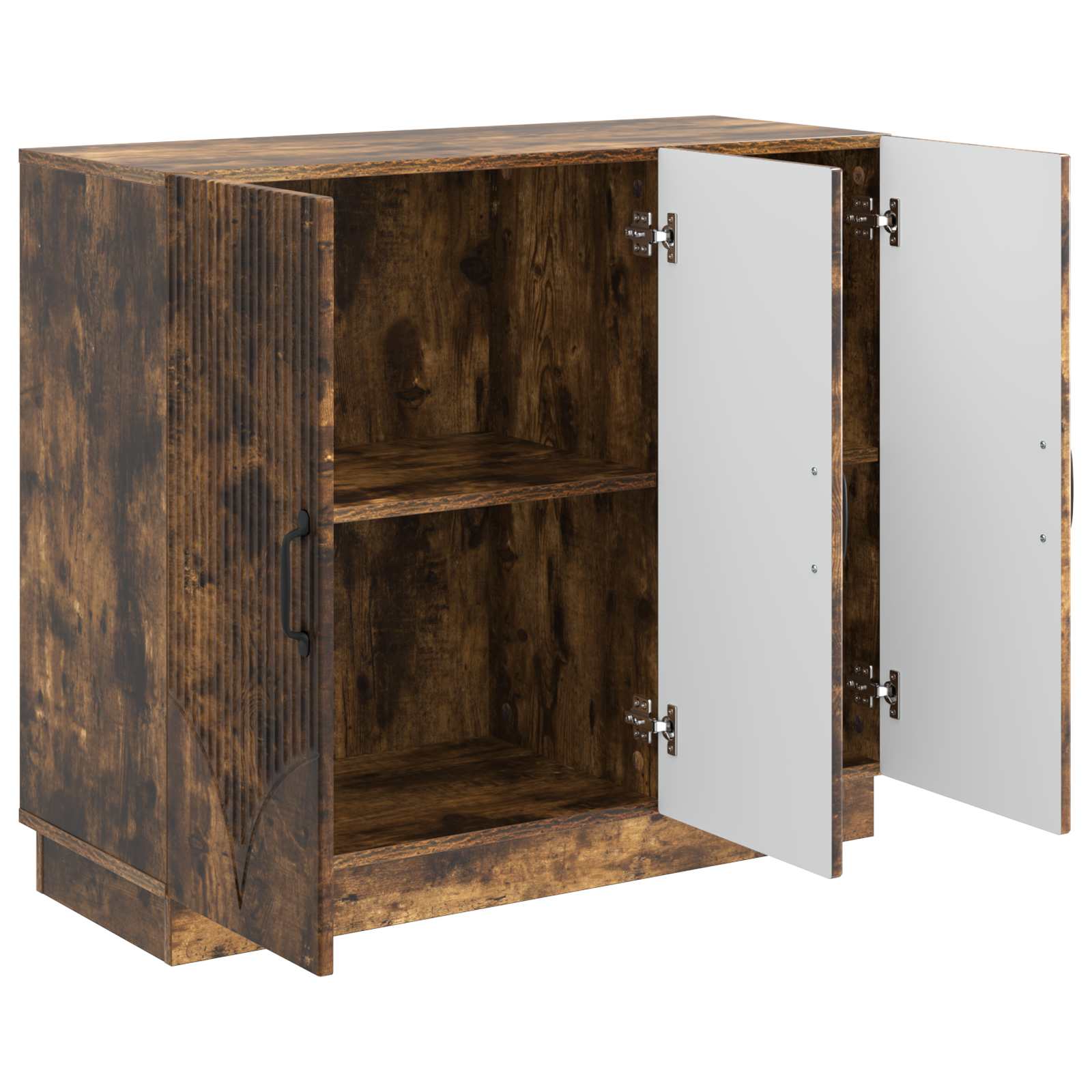 Buffet Chêne fumé 89 x 34,5 x 77 cm Bois d'ingénierie - XIOS