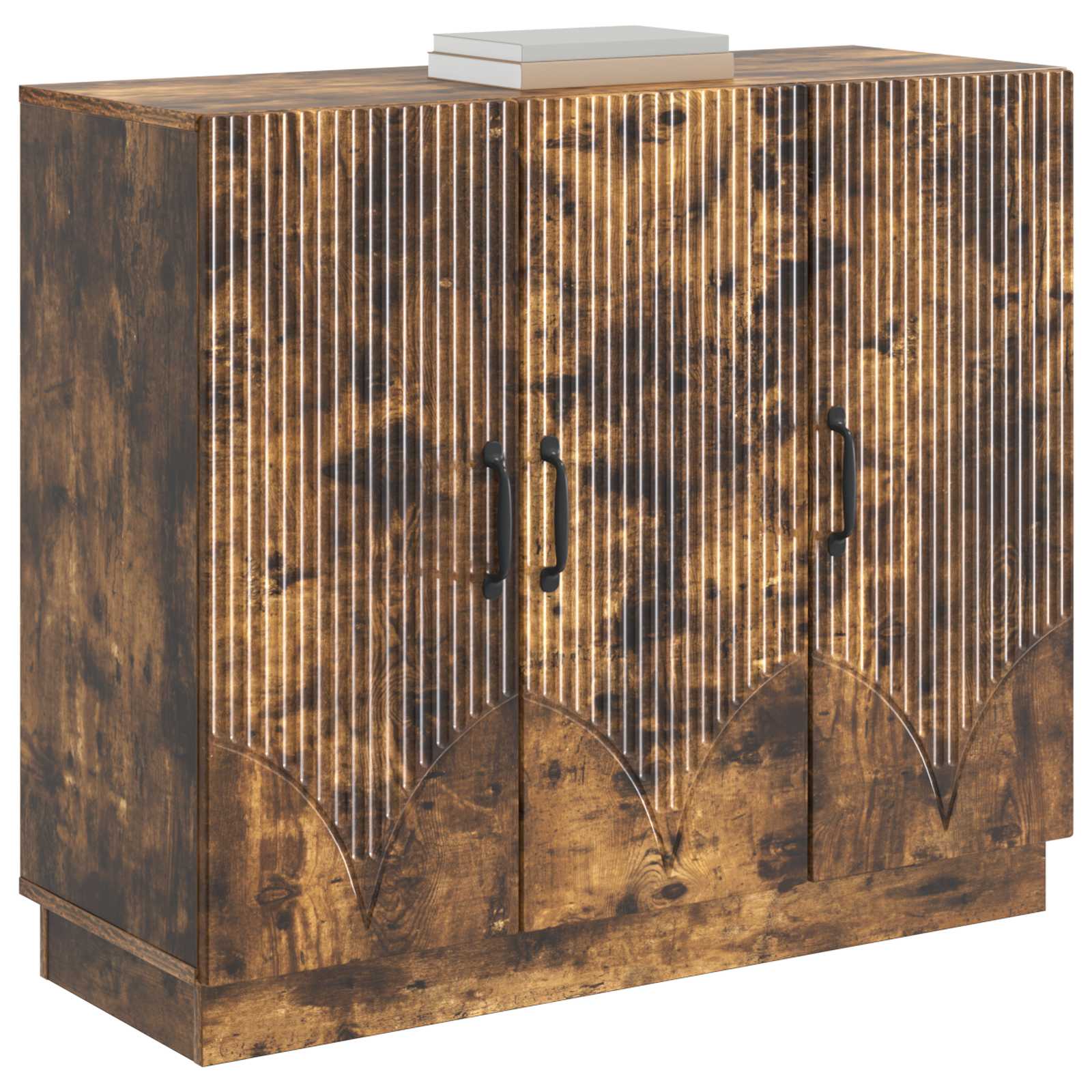 Buffet Chêne fumé 89 x 34,5 x 77 cm Bois d'ingénierie - XIOS