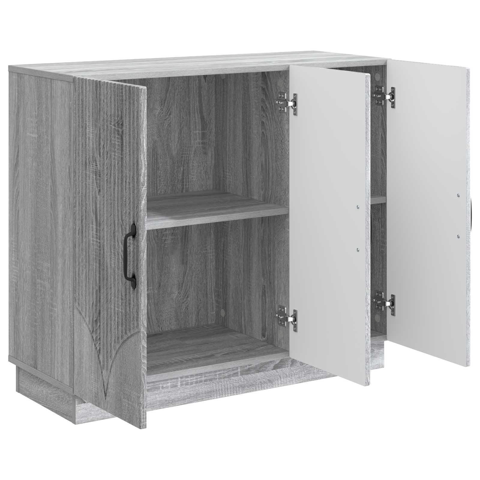 Buffet Sonoma gris 89 x 34,5 x 77 cm Bois d'ingénierie - XIOS