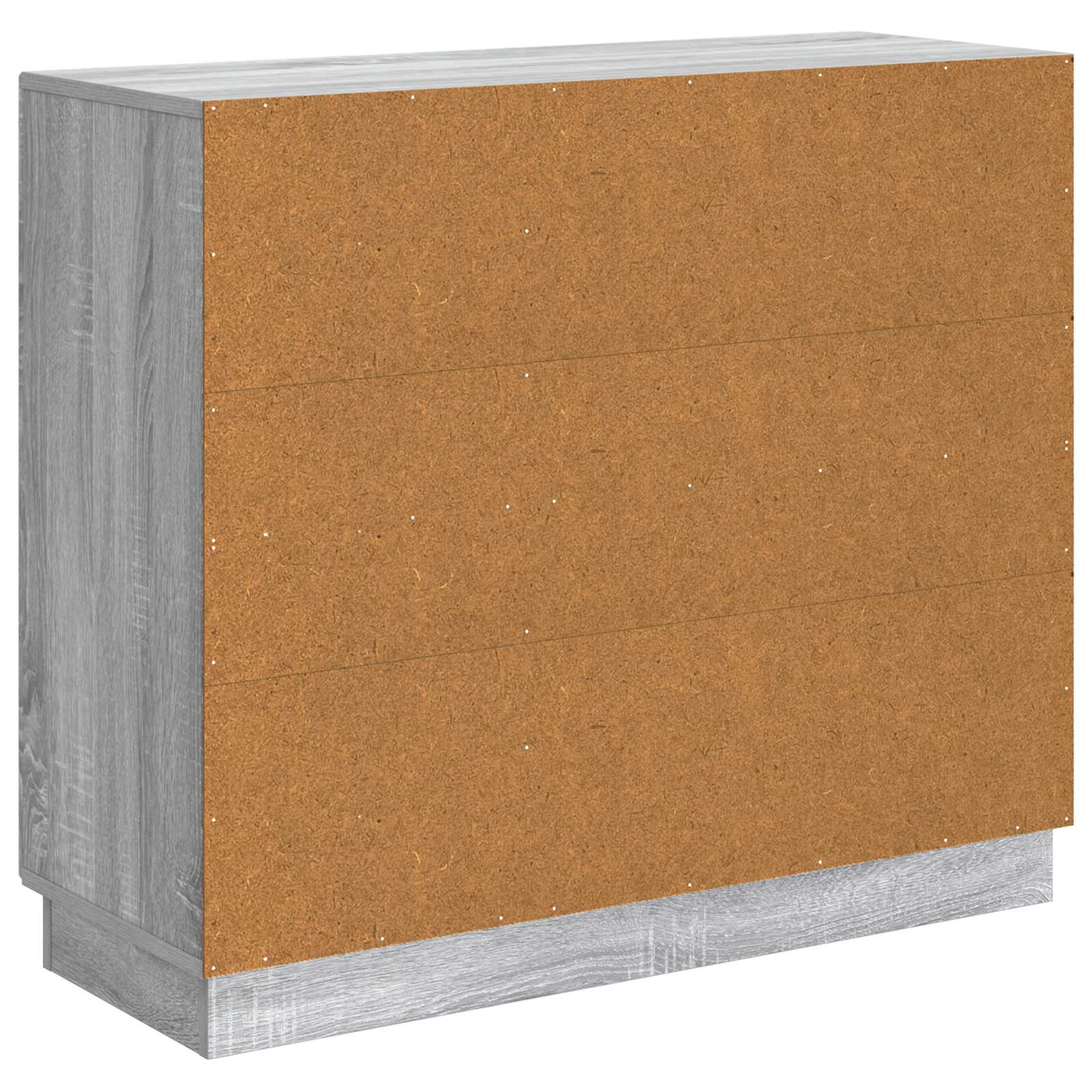 Buffet Sonoma gris 89 x 34,5 x 77 cm Bois d'ingénierie - XIOS