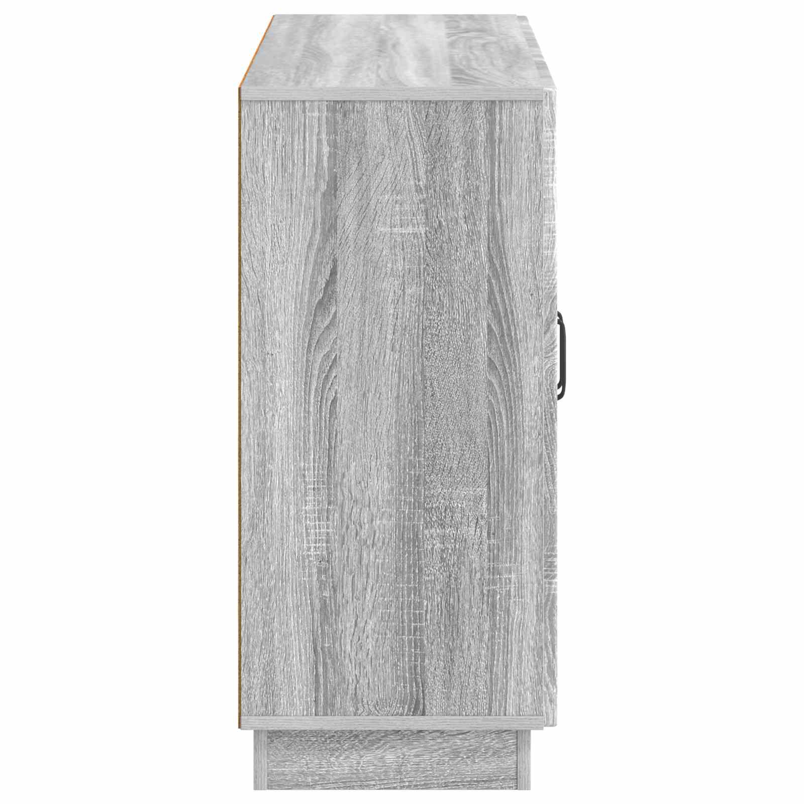 Buffet Sonoma gris 89 x 34,5 x 77 cm Bois d'ingénierie - XIOS