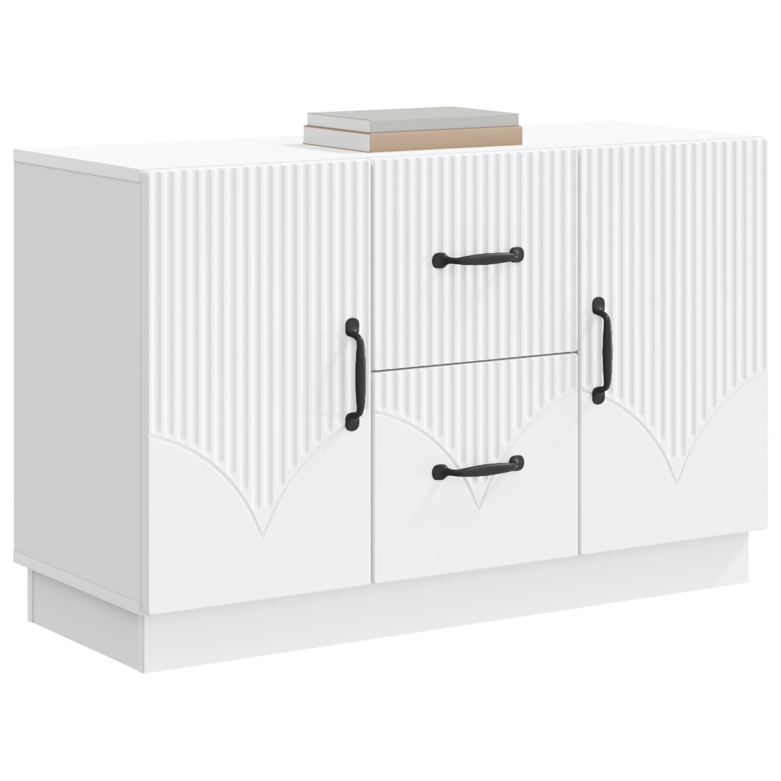 Buffet avec tiroir Blanc 89 x 34,5 x 57 cm Bois d'ingénierie - XIOS