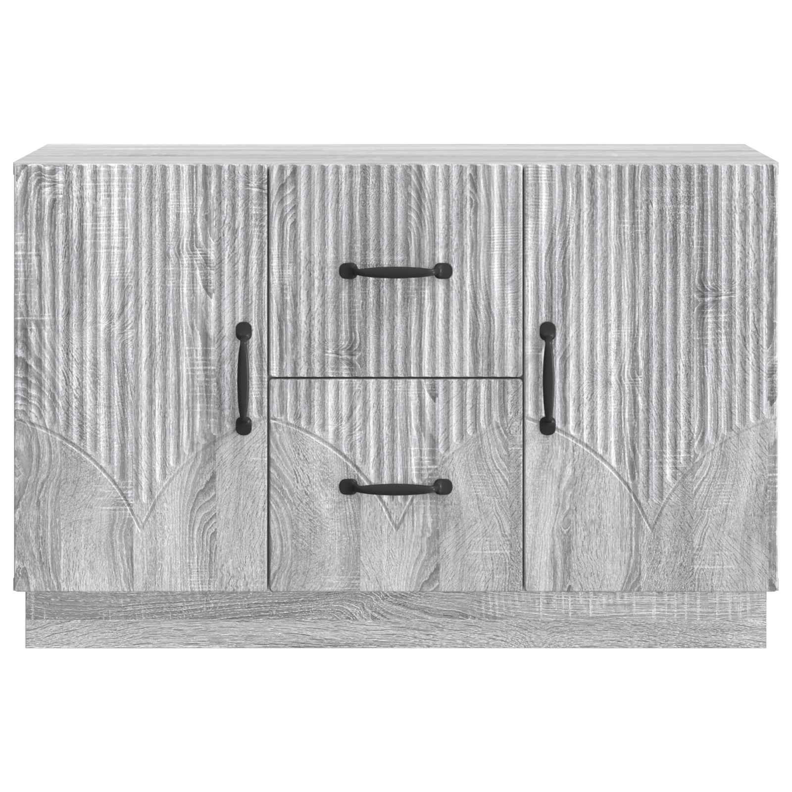 Buffet Sonoma gris 89 x 34,5 x 57 cm Bois d'ingénierie - XIOS