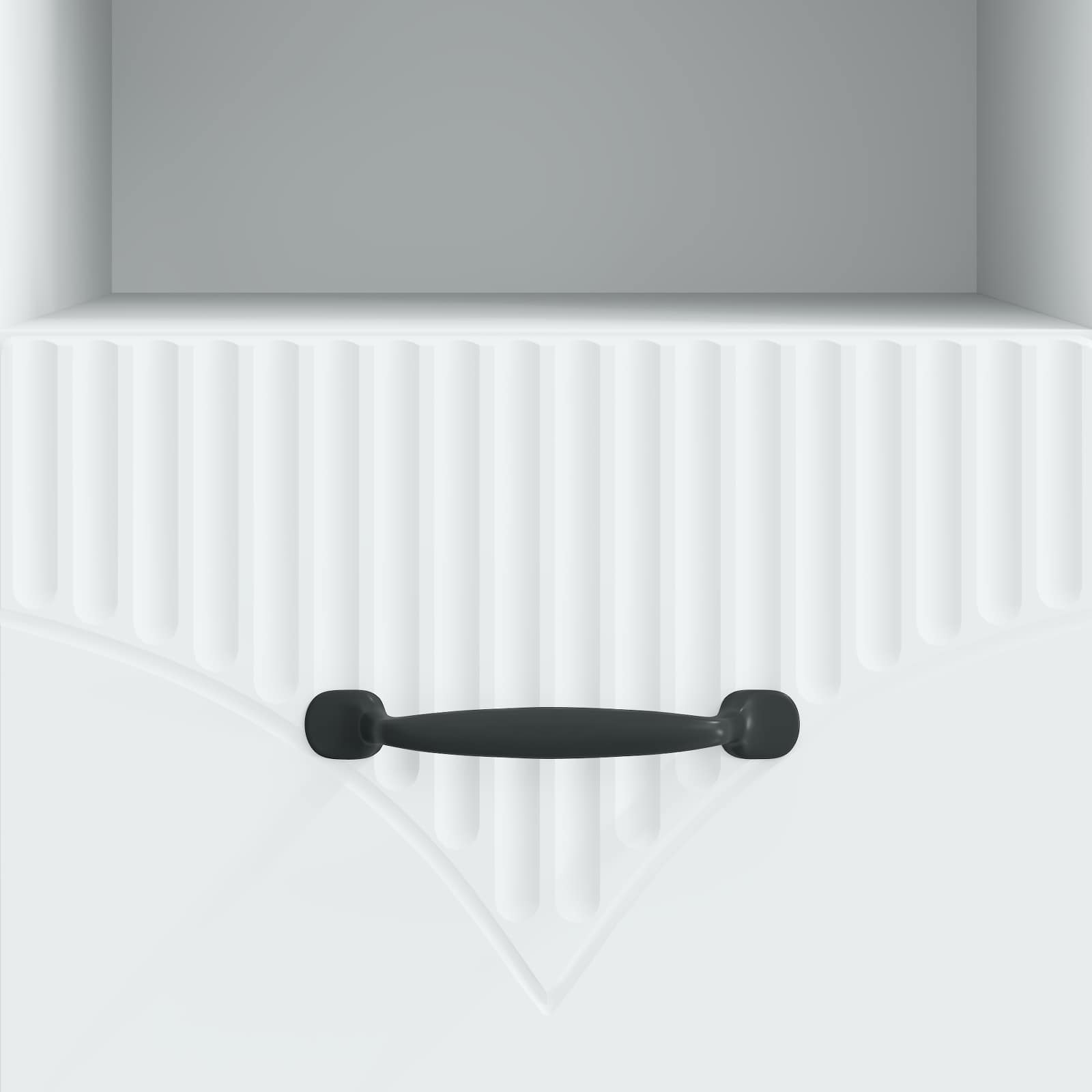 Meuble TV Blanc 102 x 34,5 x 47 cm Bois d'ingénierie - XIOS