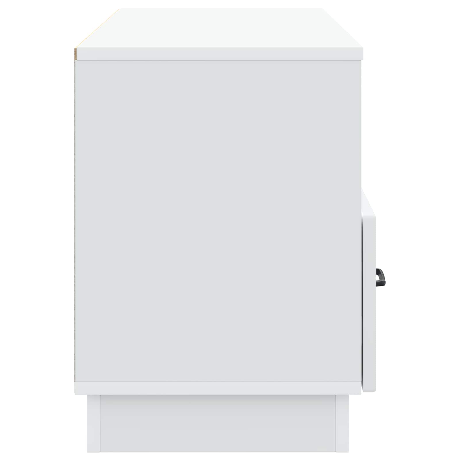 Meuble TV Blanc 102 x 34,5 x 47 cm Bois d'ingénierie - XIOS