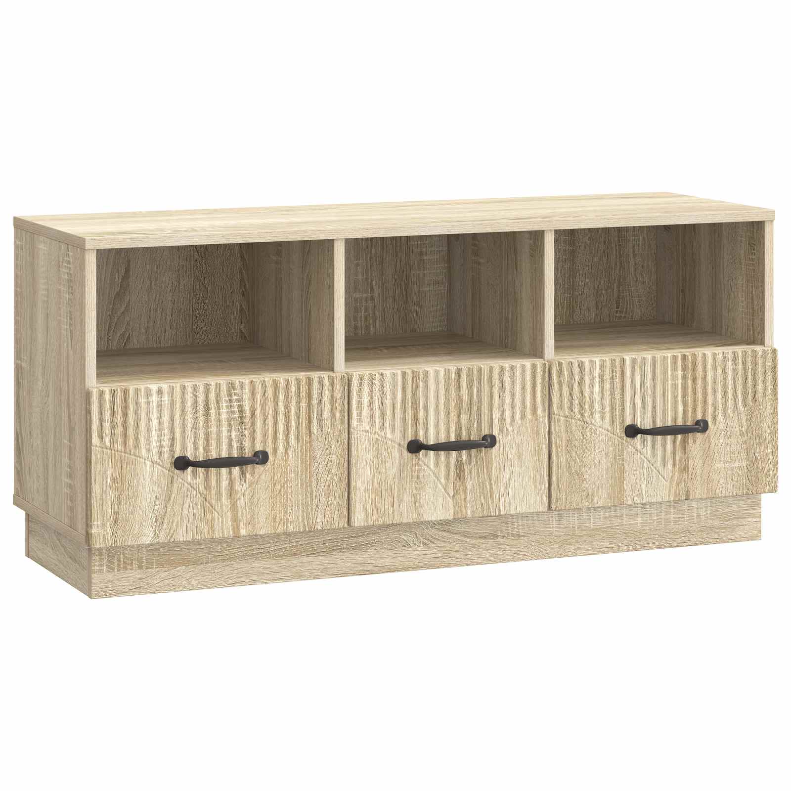 Meuble TV Chêne Sonoma 102 x 34,5 x 47 cm Bois d'ingénierie - XIOS