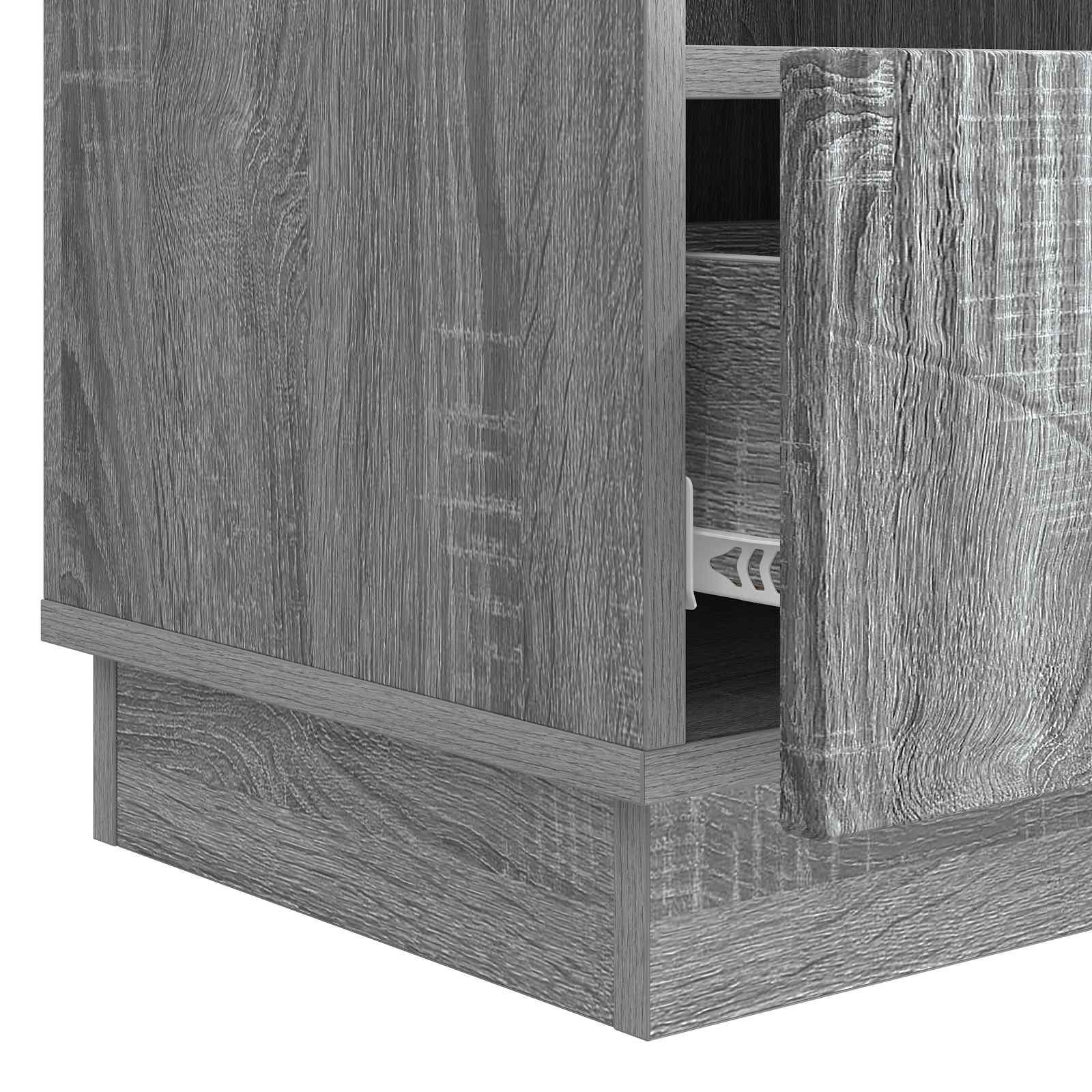 Meuble TV Sonoma gris 102 x 34,5 x 47 cm Bois d'ingénierie - XIOS