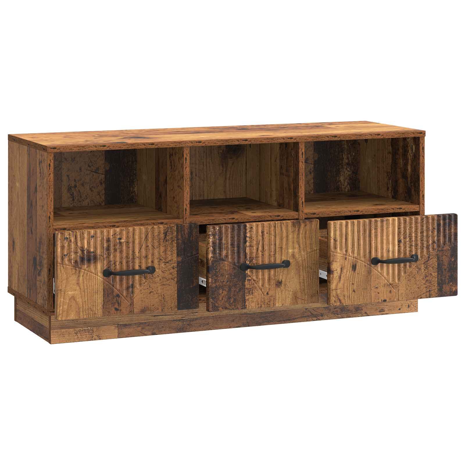 Meuble TV Bois ancien 102 x 34,5 x 47 cm Bois d'ingénierie - XIOS