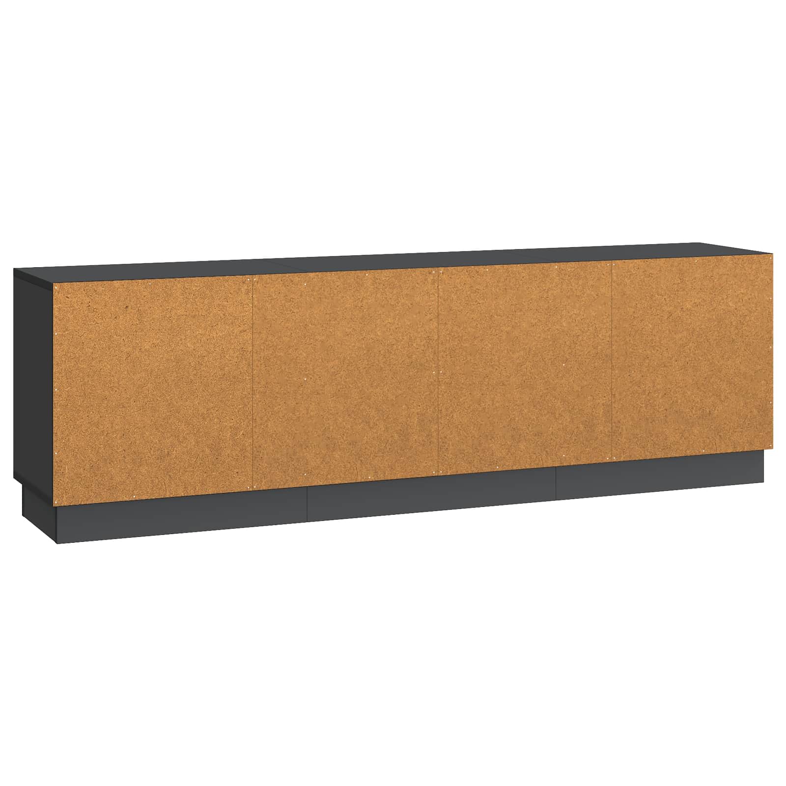 Meuble TV Noir 150 x 31 x 47 cm Bois d'ingénierie - XIOS