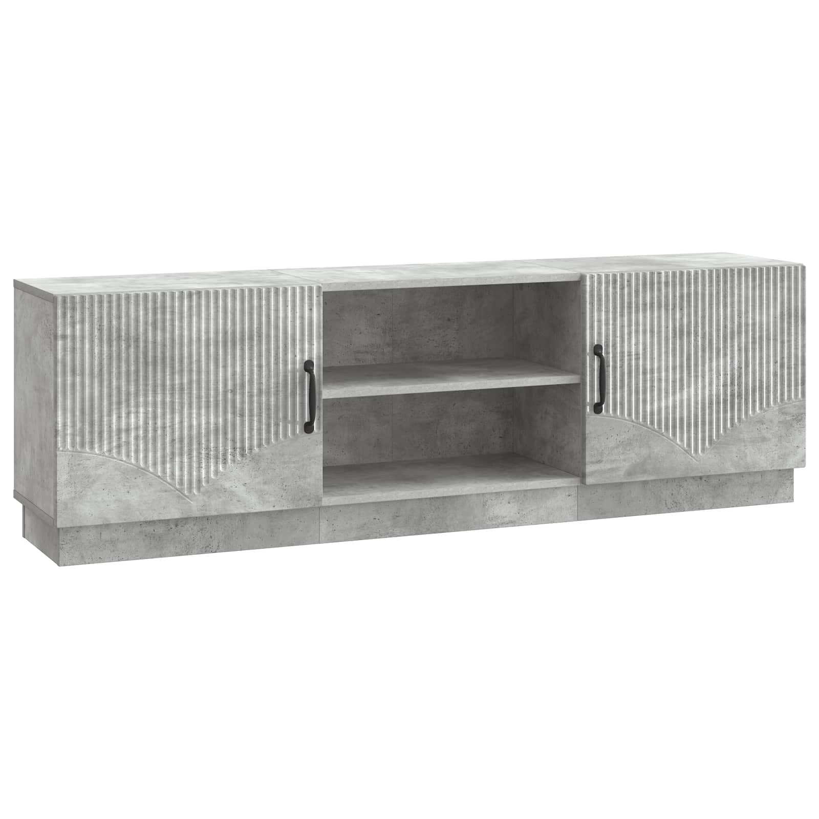 Meuble TV Gris béton 150 x 31 x 47 cm Bois d'ingénierie - XIOS