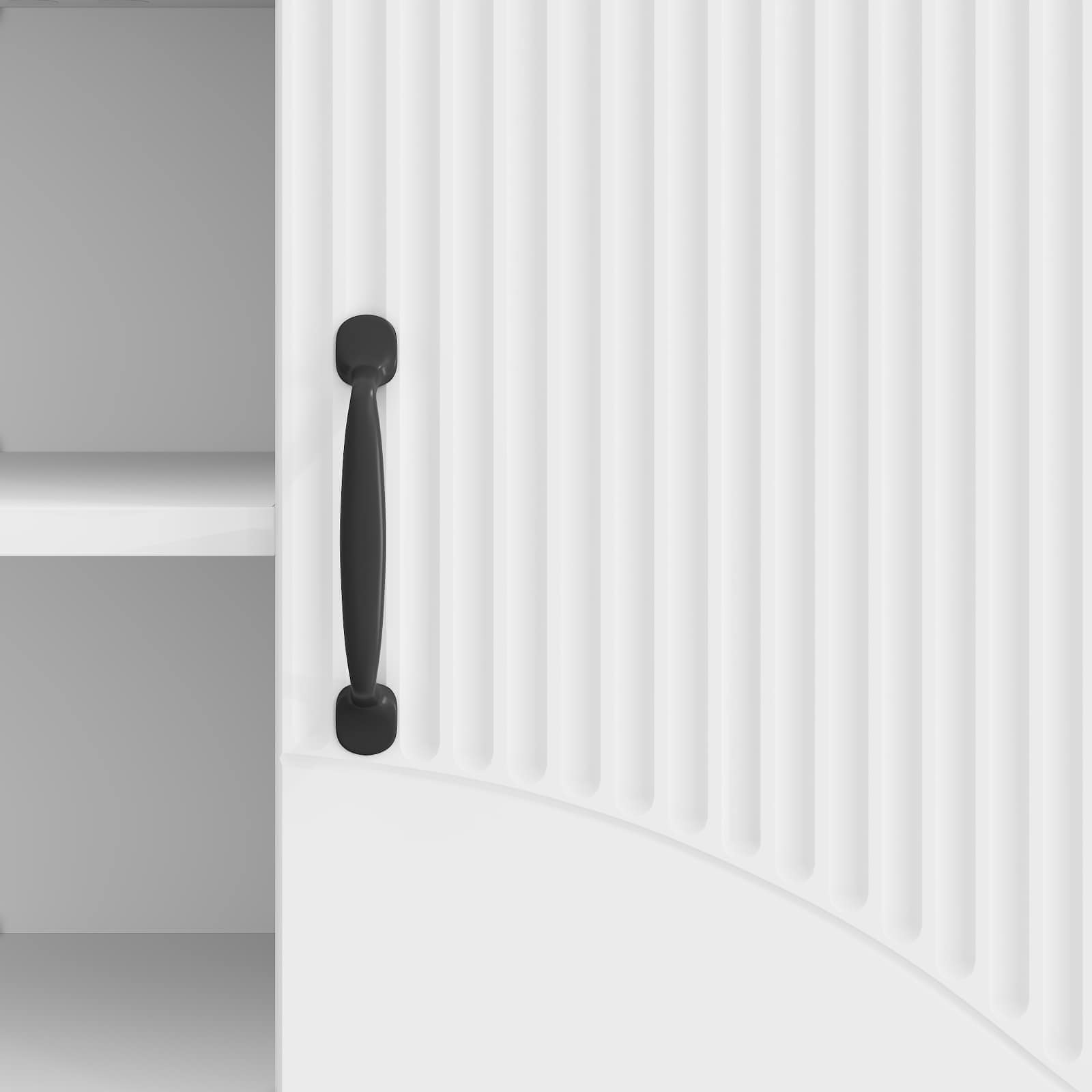 Meuble TV Blanc brillant 150 x 31 x 47 cm Bois d'ingénierie - XIOS