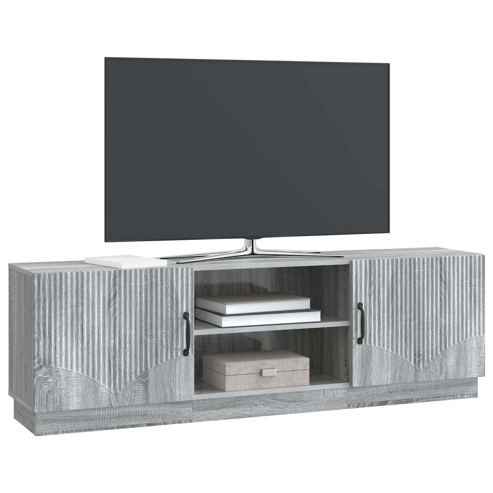 Meuble TV Sonoma gris 150 x 31 x 47 cm Bois d'ingénierie - XIOS
