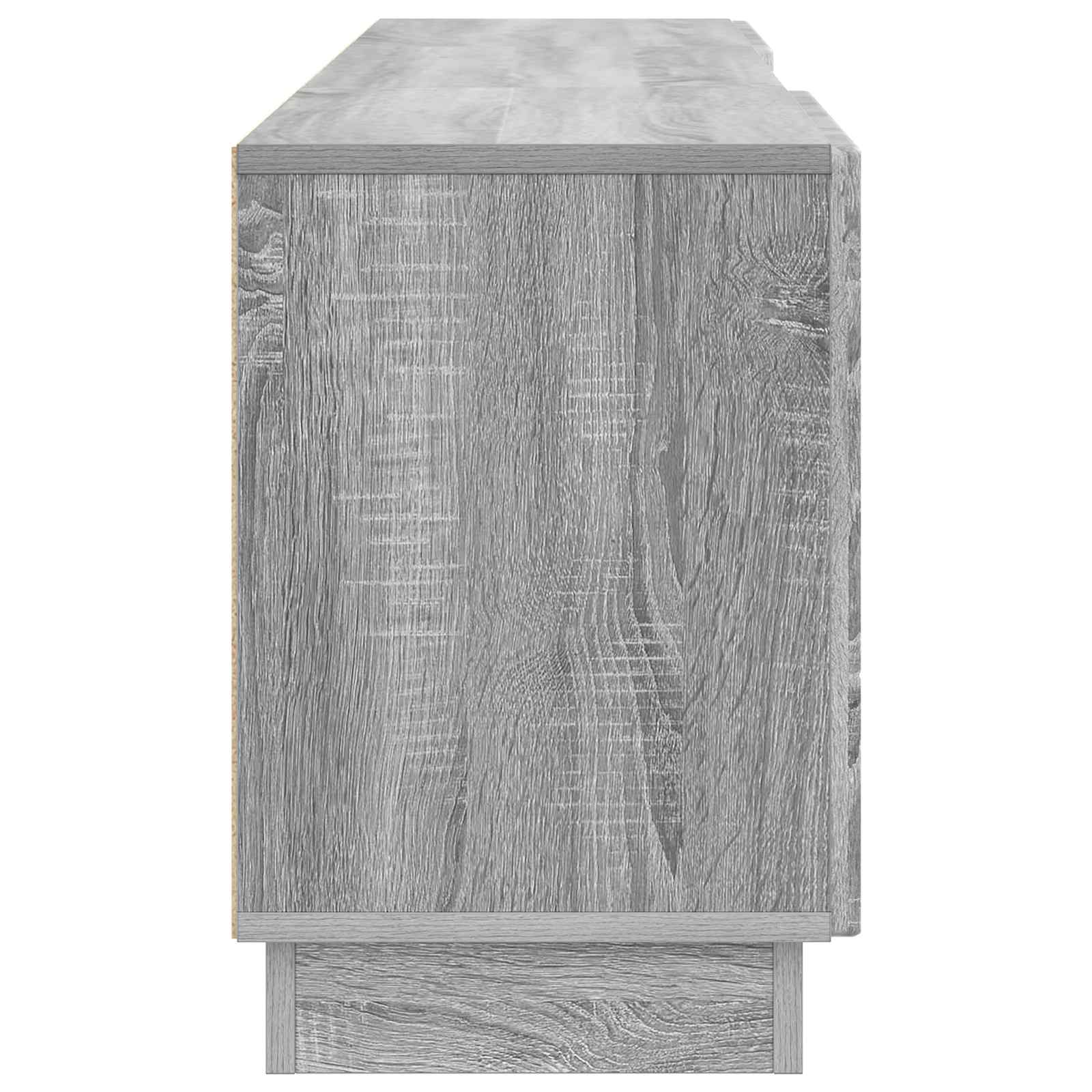 Meuble TV Sonoma gris 150 x 31 x 47 cm Bois d'ingénierie - XIOS