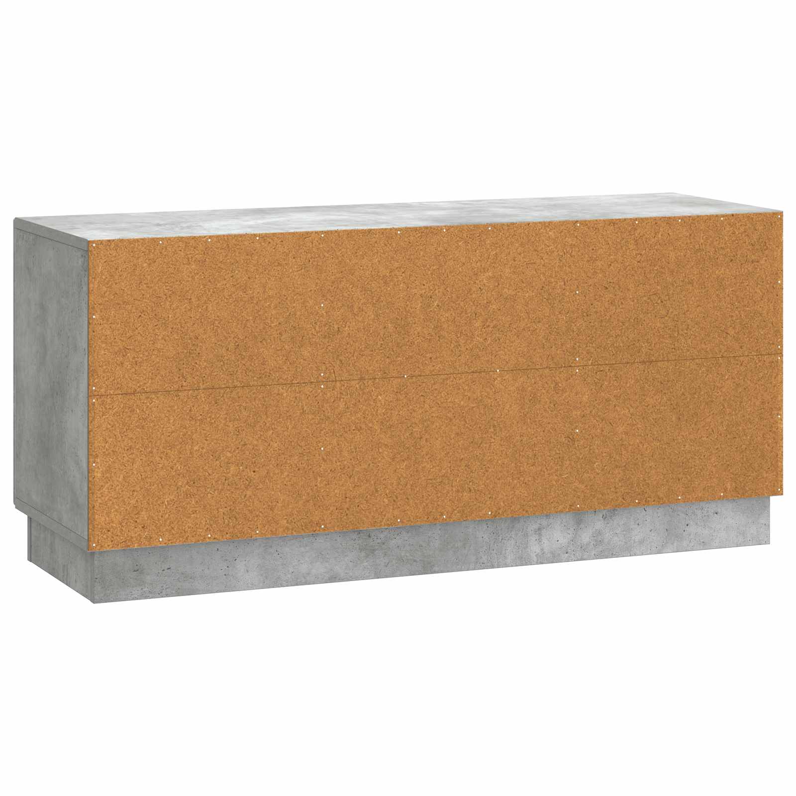 Meuble TV Gris béton 102 x 34,5 x 47 cm Bois d'ingénierie - XIOS