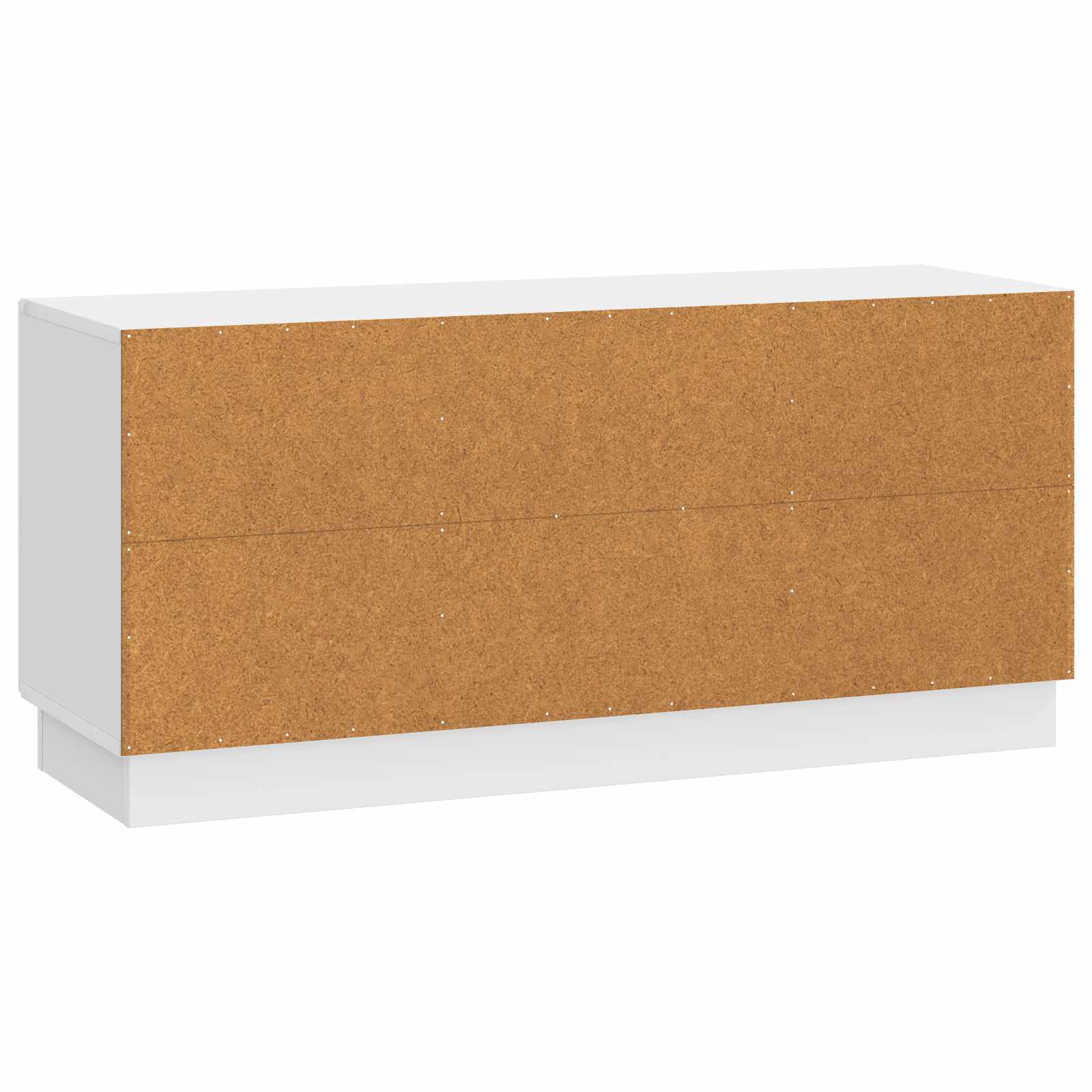 Meuble TV Blanc brillant 102 x 34,5 x 47 cm Bois d'ingénierie - XIOS