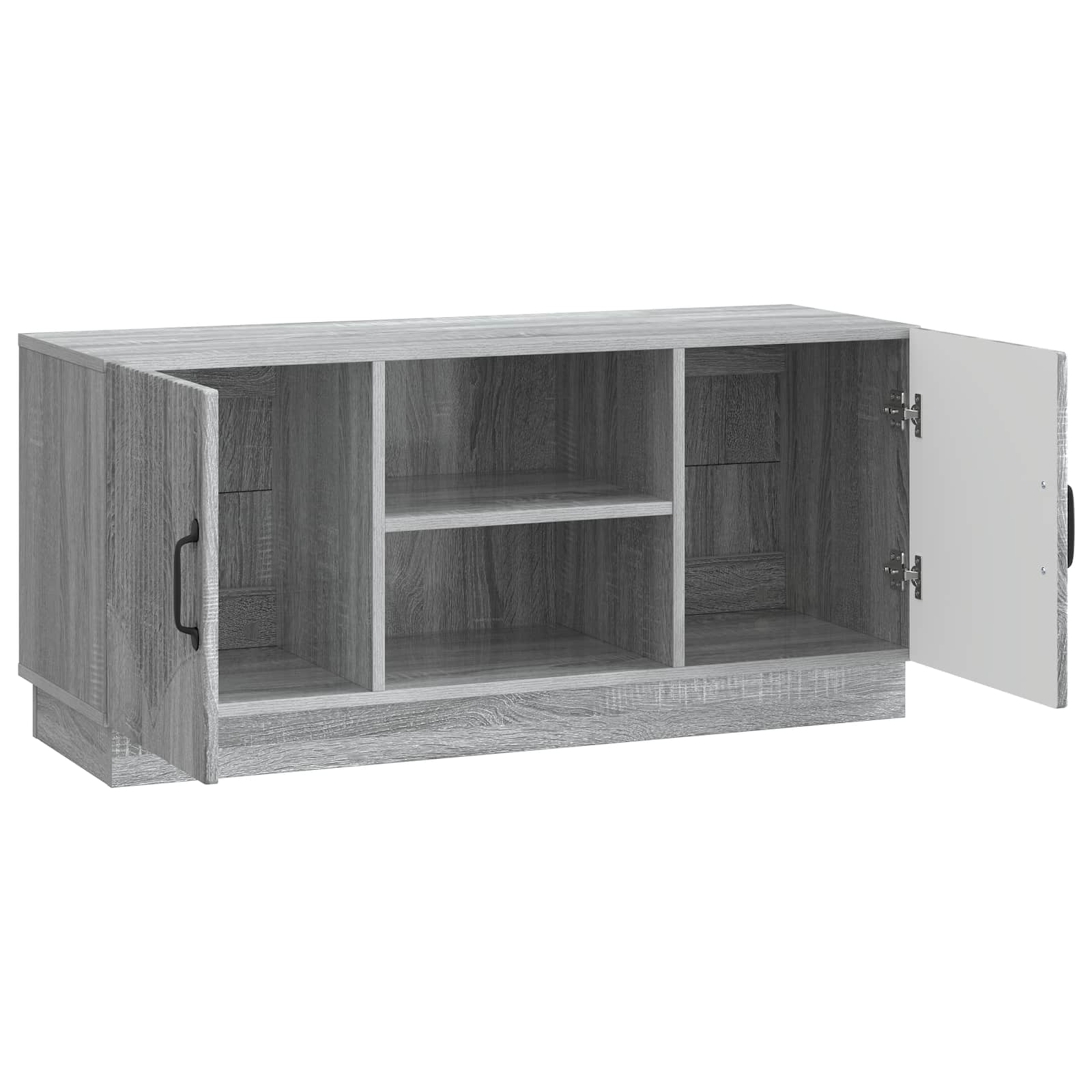 Meuble TV Sonoma gris 102 x 34,5 x 47 cm Bois d'ingénierie - XIOS