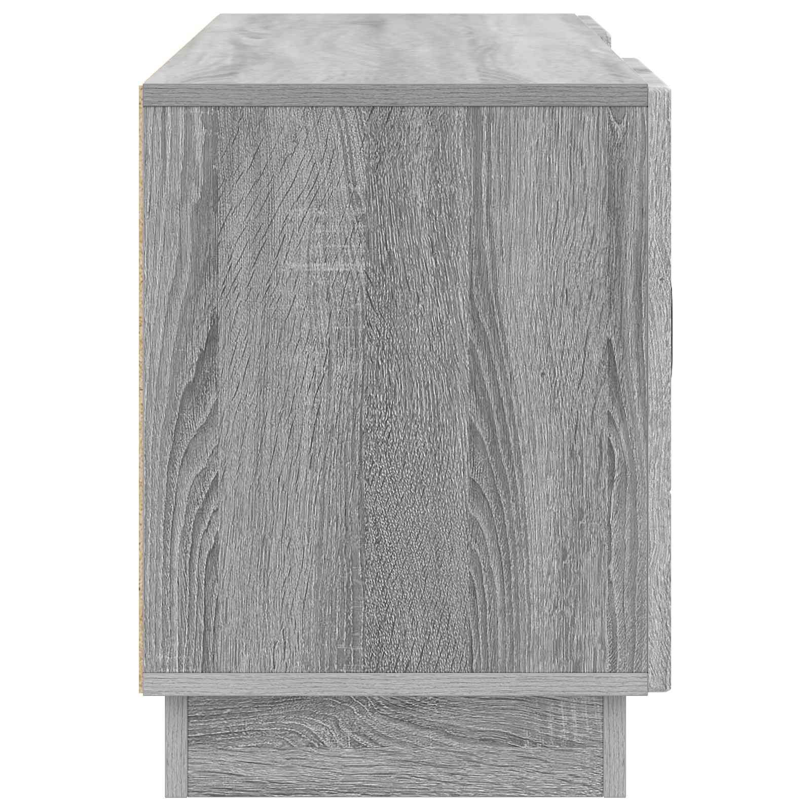 Meuble TV Sonoma gris 102 x 34,5 x 47 cm Bois d'ingénierie - XIOS