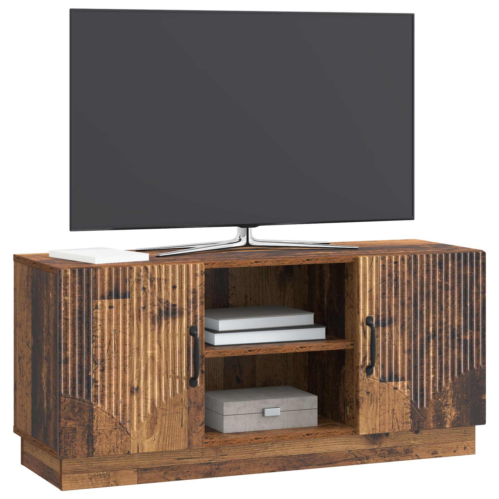 Meuble TV Bois ancien 102 x 34,5 x 47 cm Bois d'ingénierie - XIOS