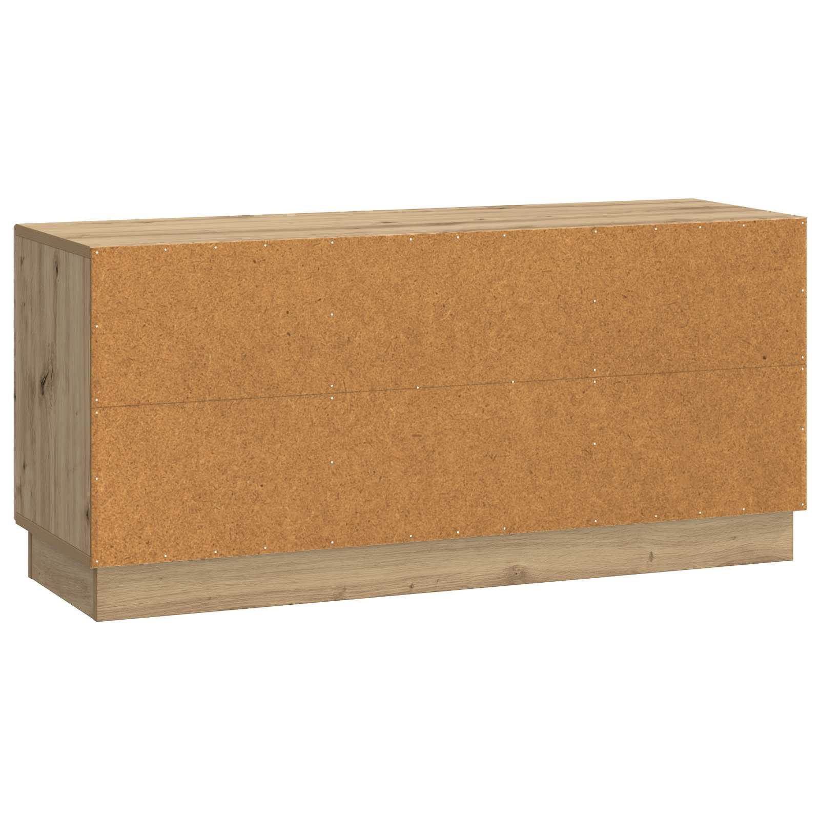 Meuble TV Chêne artisanal 102 x 34,5 x 47 cm Bois d'ingénierie - XIOS