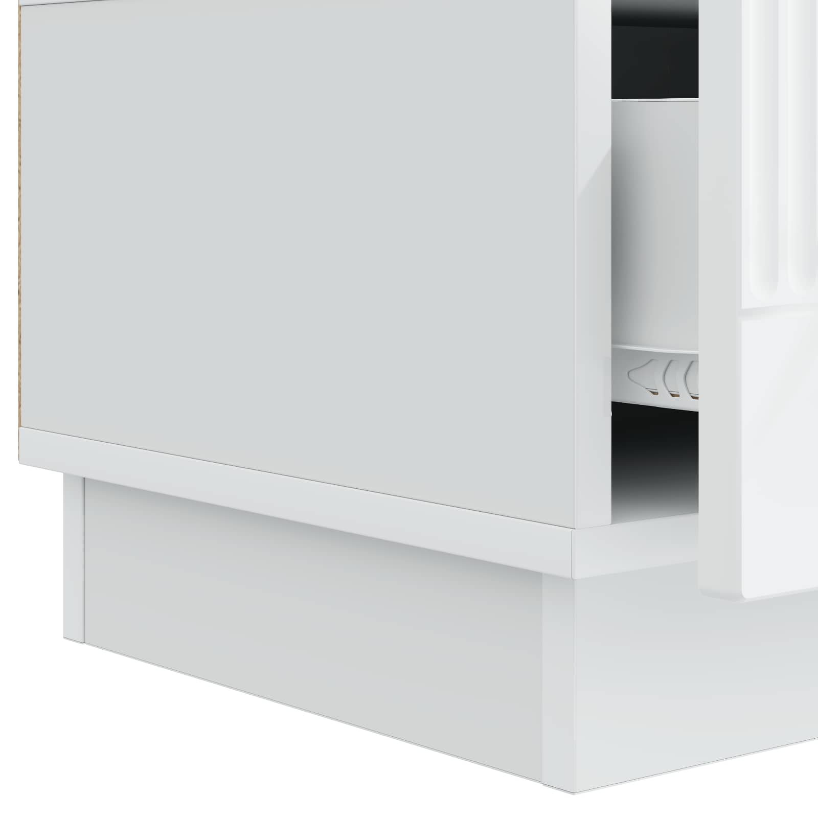 Meuble TV Blanc 147 x 34,5 x 27 cm Bois d'ingénierie - XIOS
